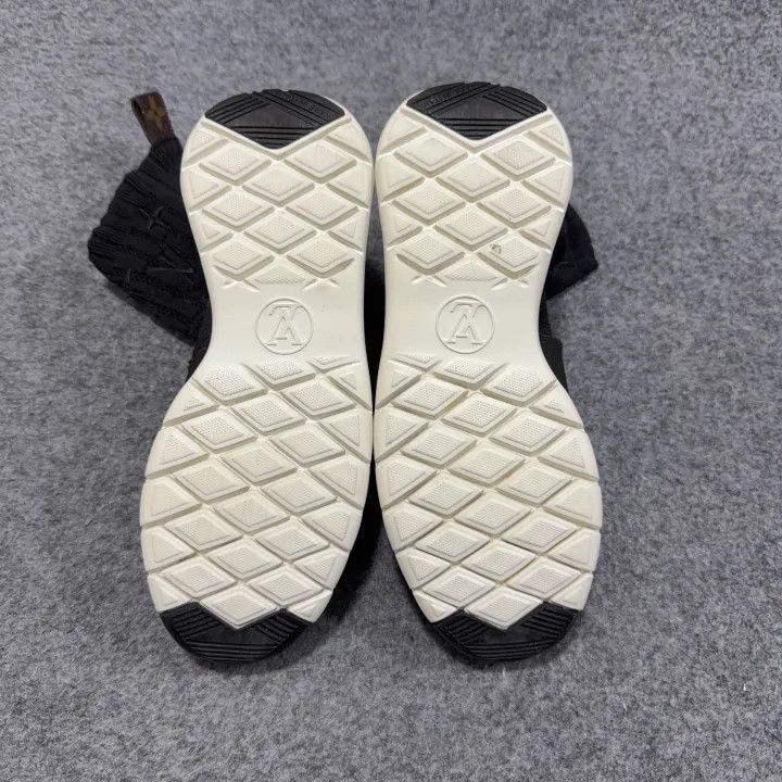 Louis Vuitton Louis Vuitton Black Mid-Cut Sneakers -2508 Size US 5.5 / EU 38 - 4 Thumbnail