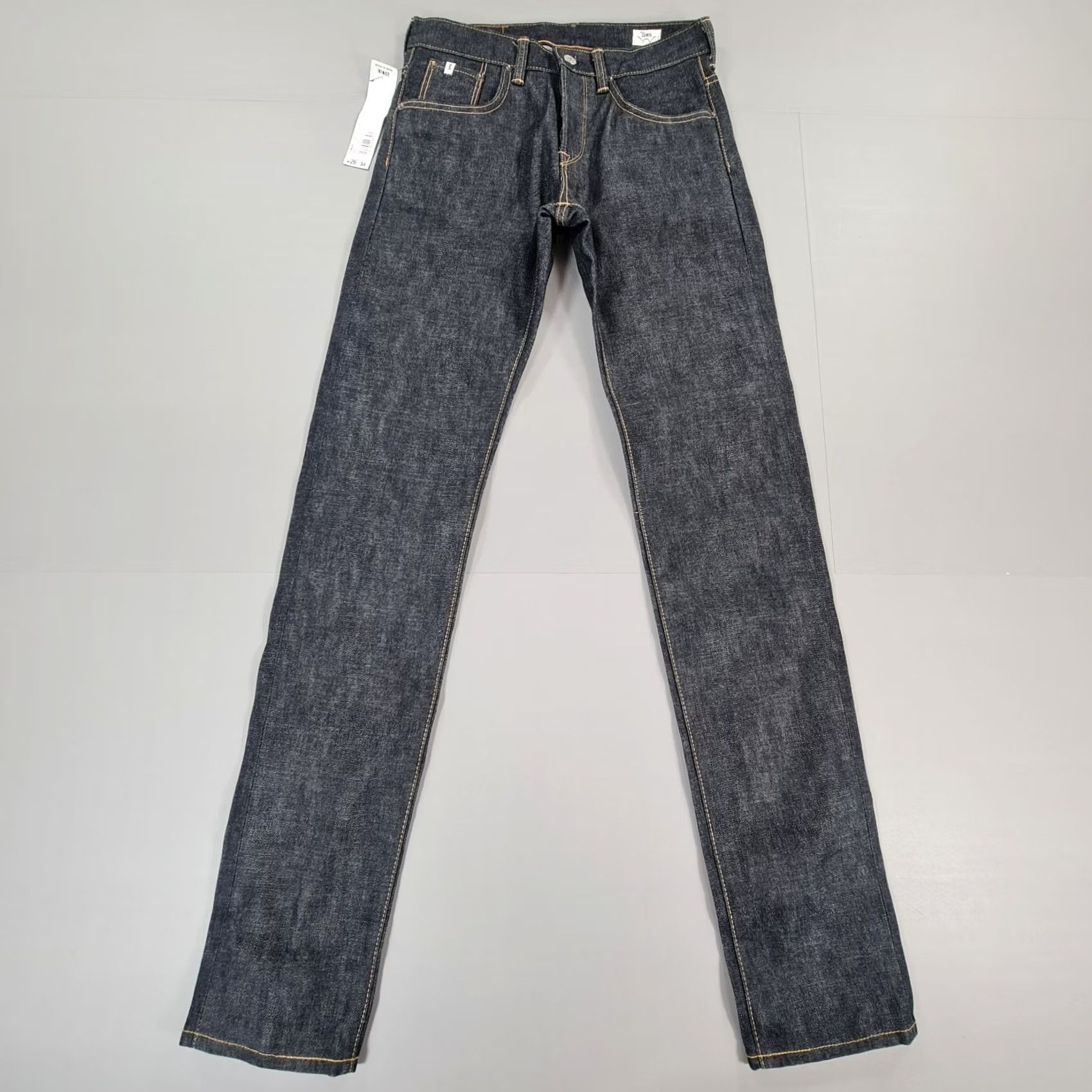 Edwin Edwin Jeans Blue W26 L34 Rainbow Selvedge Raw Japanese Denim Tapered Regular Fit Jeans Mens Size US 26 / EU 42 - 3 Thumbnail