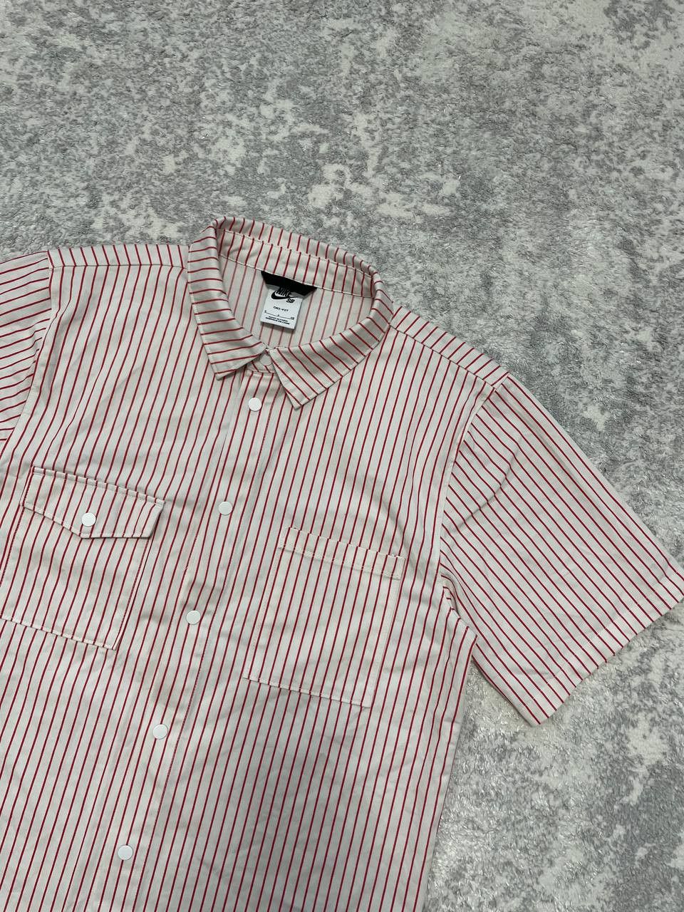 Nike SB Nike SB Dri-Fit Striped Short Sleeve Shirt Mens Skate Snap Size US S / EU 44-46 / 1 - 2 Thumbnail