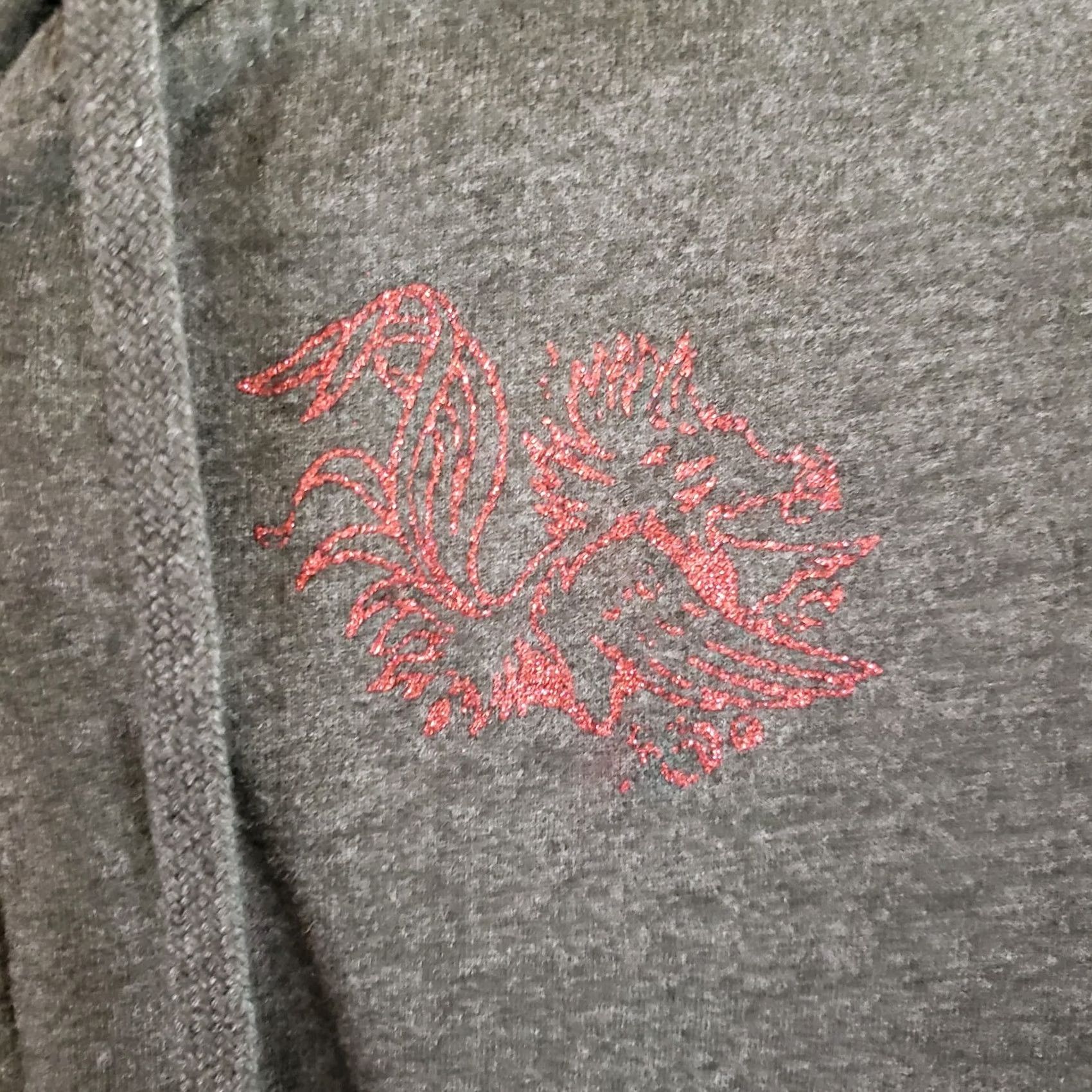 Vintage VINTAGE USC Gamecocks Women XL Charcoal Gray Full Zip Hoodie Lightweight Sweater Size XL / US 12-14 / IT 48-50 - 5 Thumbnail
