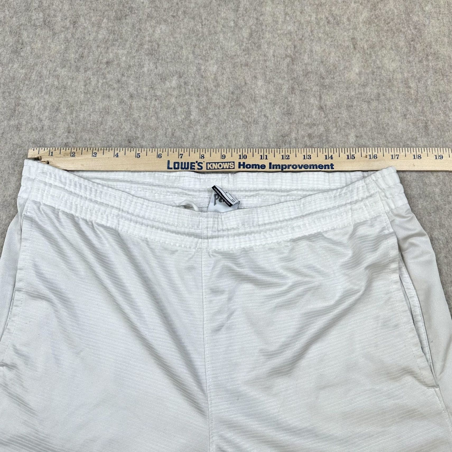 Nike Nike Athletic Shorts Mens Small White Performance Training Pockets Swoosh Logo Size US 29 - 4 Thumbnail