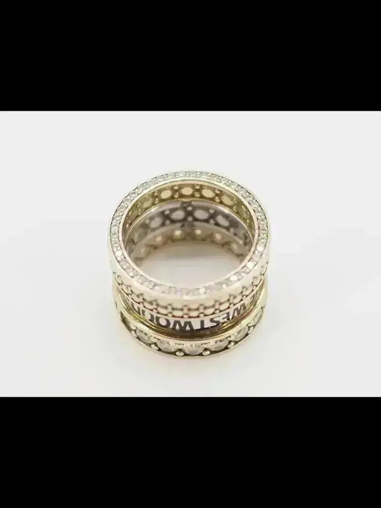 Vivienne Westwood Vivienne Westwood 925 silver zircon Kentish Ring-2507 Size ONE SIZE - 3 Thumbnail