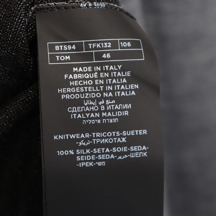 Tom Ford o1rshd1 Q: 2 / Long Sleeve Polo Shirt in Grey Size US S / EU 44-46 / 1 - 12 Thumbnail