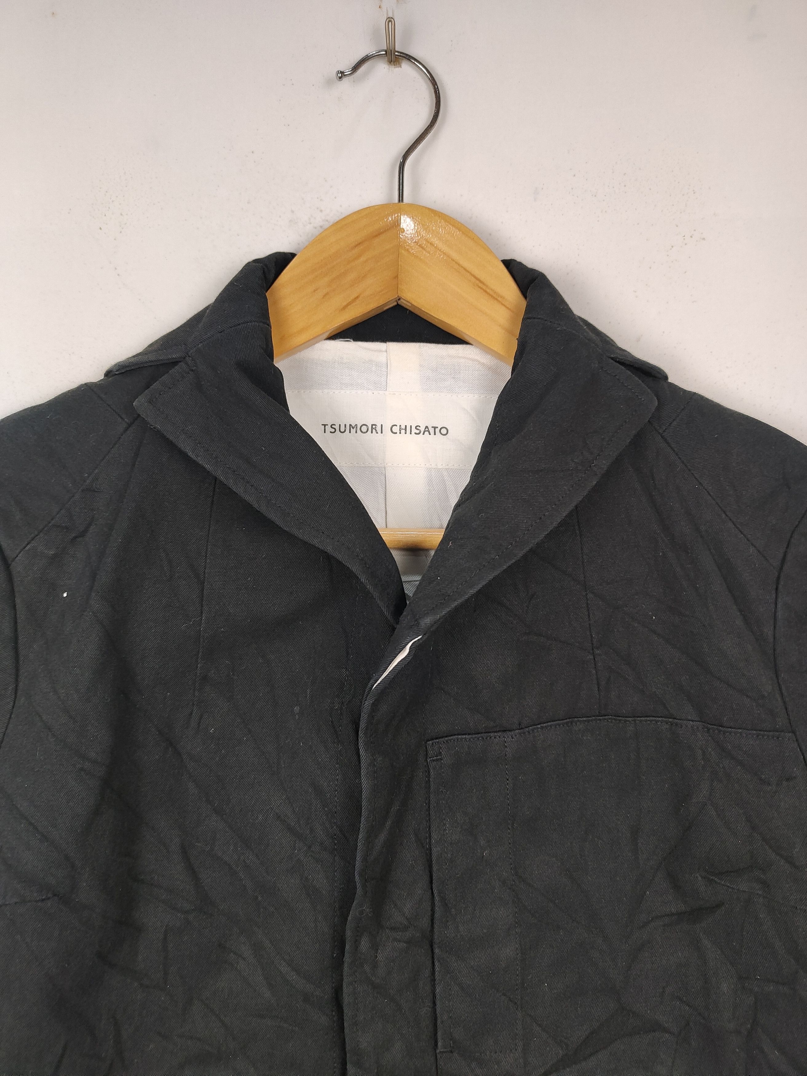 Tsumori Chisato Tsumori Chisato Cotton Navy Collar Jacket Size US S / EU 44-46 / 1 - 2 Thumbnail