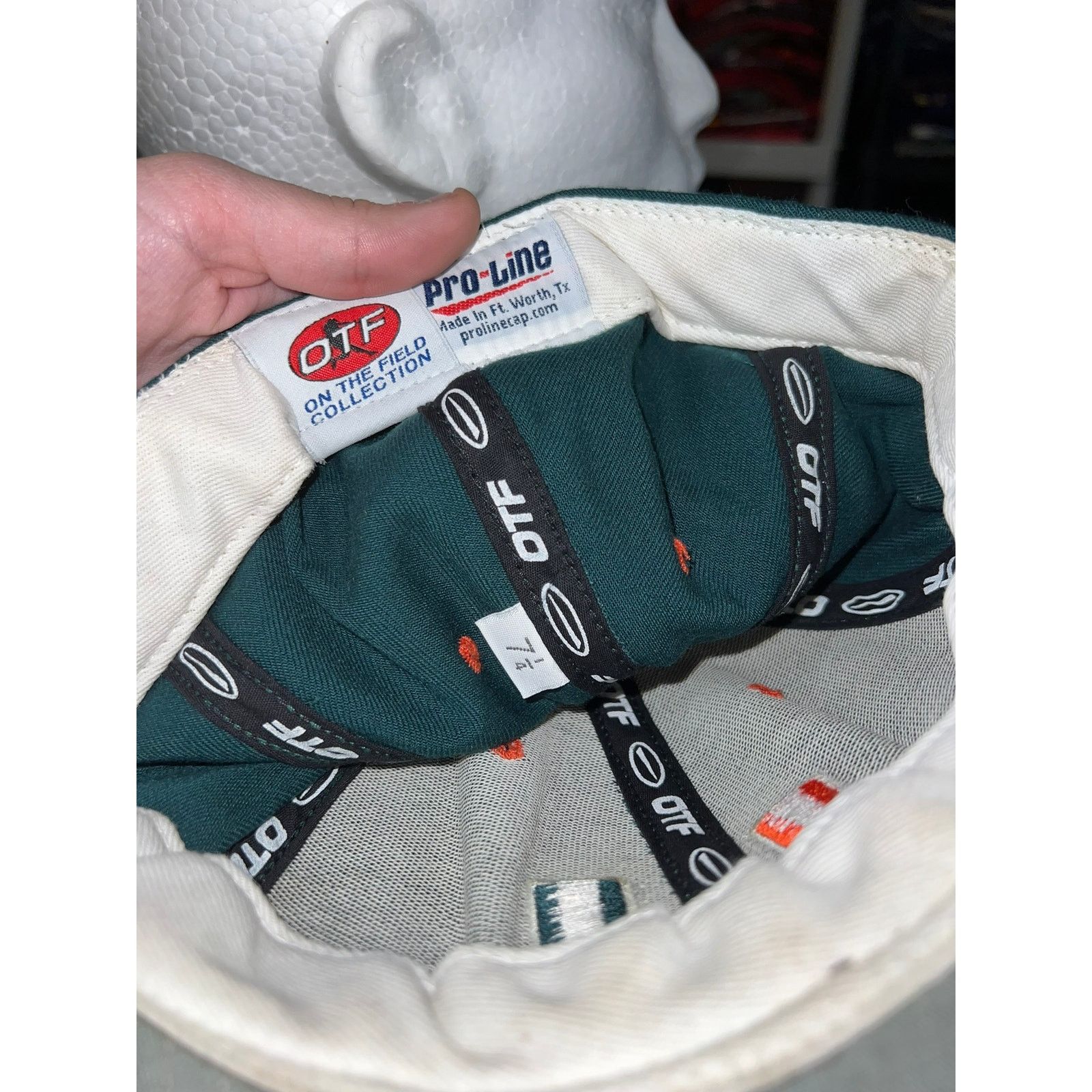 Vintage Vintage Miami Hurricanes Hat On The Field Pro Line Green Cap Size ONE SIZE - 7 Thumbnail