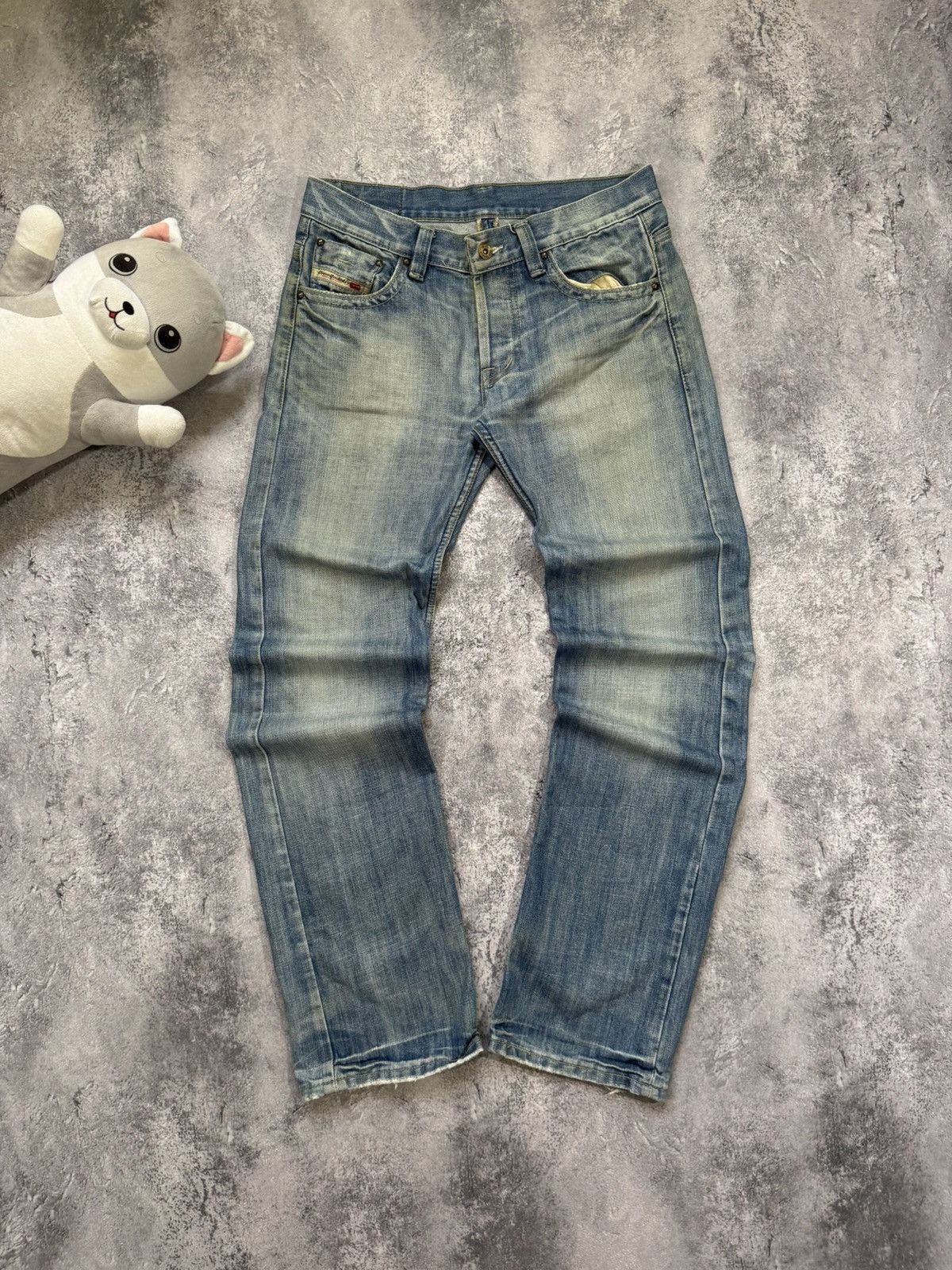 Diesel Vintage Diesel jeans Big Logo Size US 30 / EU 46 - 9 Thumbnail