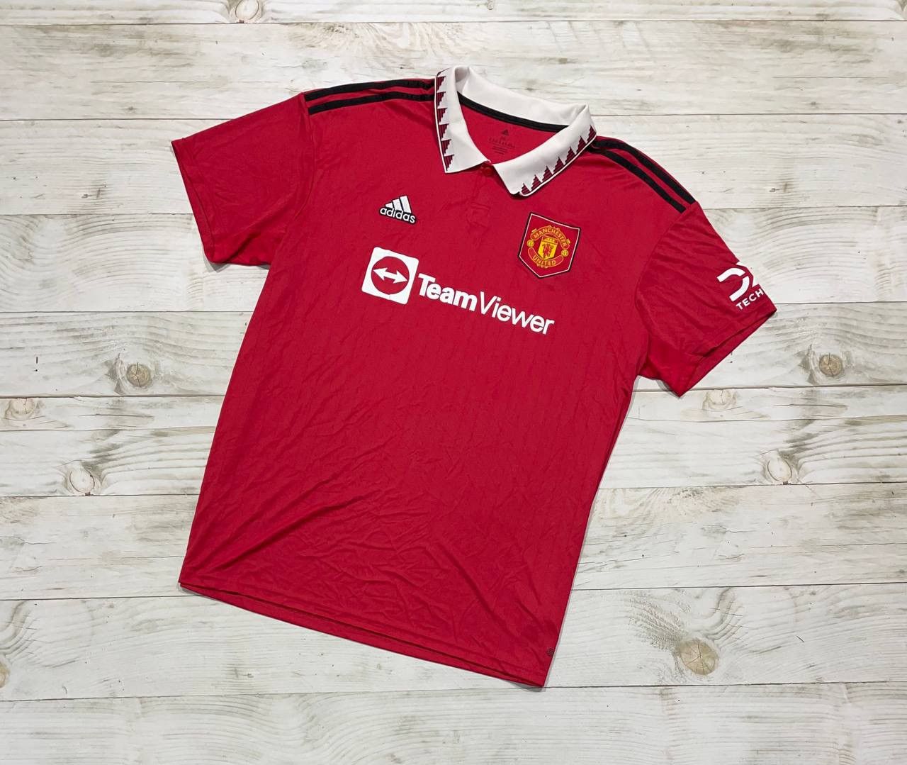 Adidas Adidas Manchester United 2022 2023 Home Shirt Soccer Jersey Size US XXL / EU 58 / 5 - 1 Thumbnail