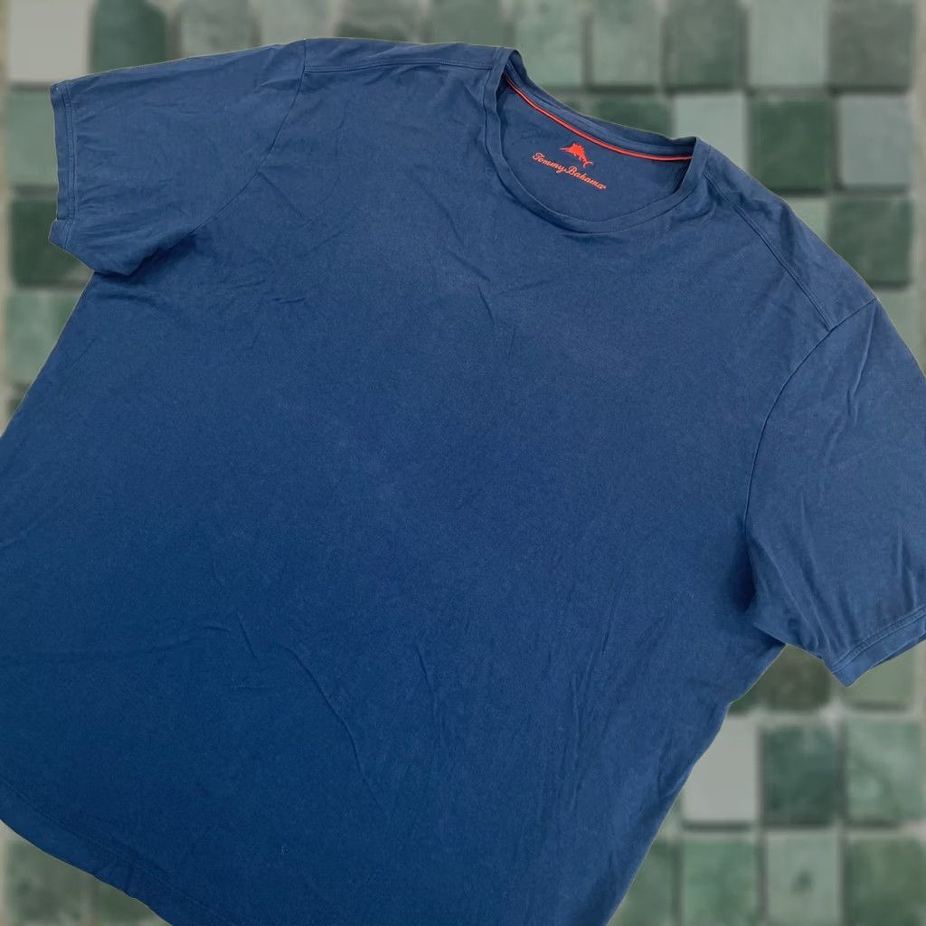 Tommy Bahama Tommy Bahama T-Shirt Men Palm Cove Navy Blue Short Sleeve 2XLB Big Logo Marlin Size US XXL / EU 58 / 5 - 1 Thumbnail
