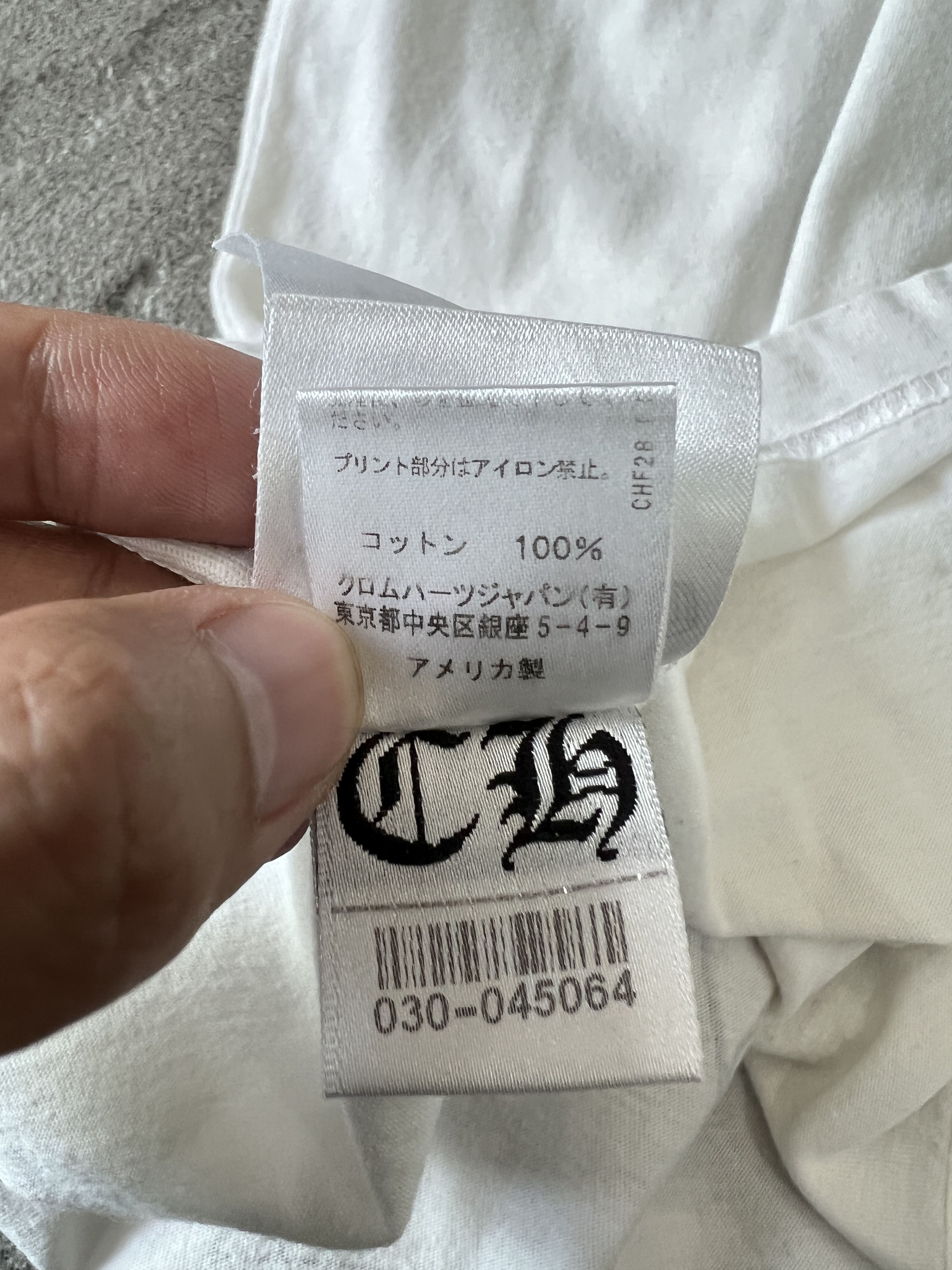 Chrome Hearts Chrome Hearts Horseshoe L/S Tee White Multi Sleeve USA Size US L / EU 52-54 / 3 - 11 Thumbnail