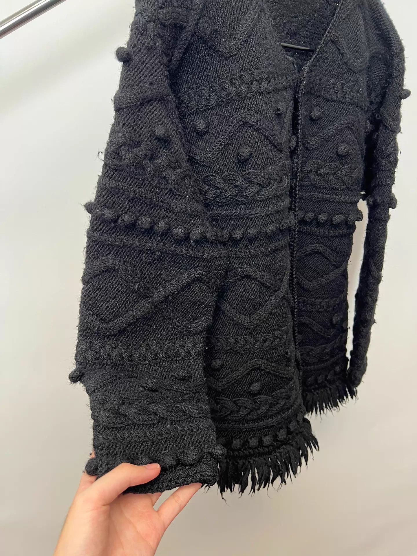 Issey Miyake Issey Miyake Vintage Tassel Pom Pom Wool Knit Cardigan M Size M / US 6-8 / IT 42-44 - 4 Thumbnail