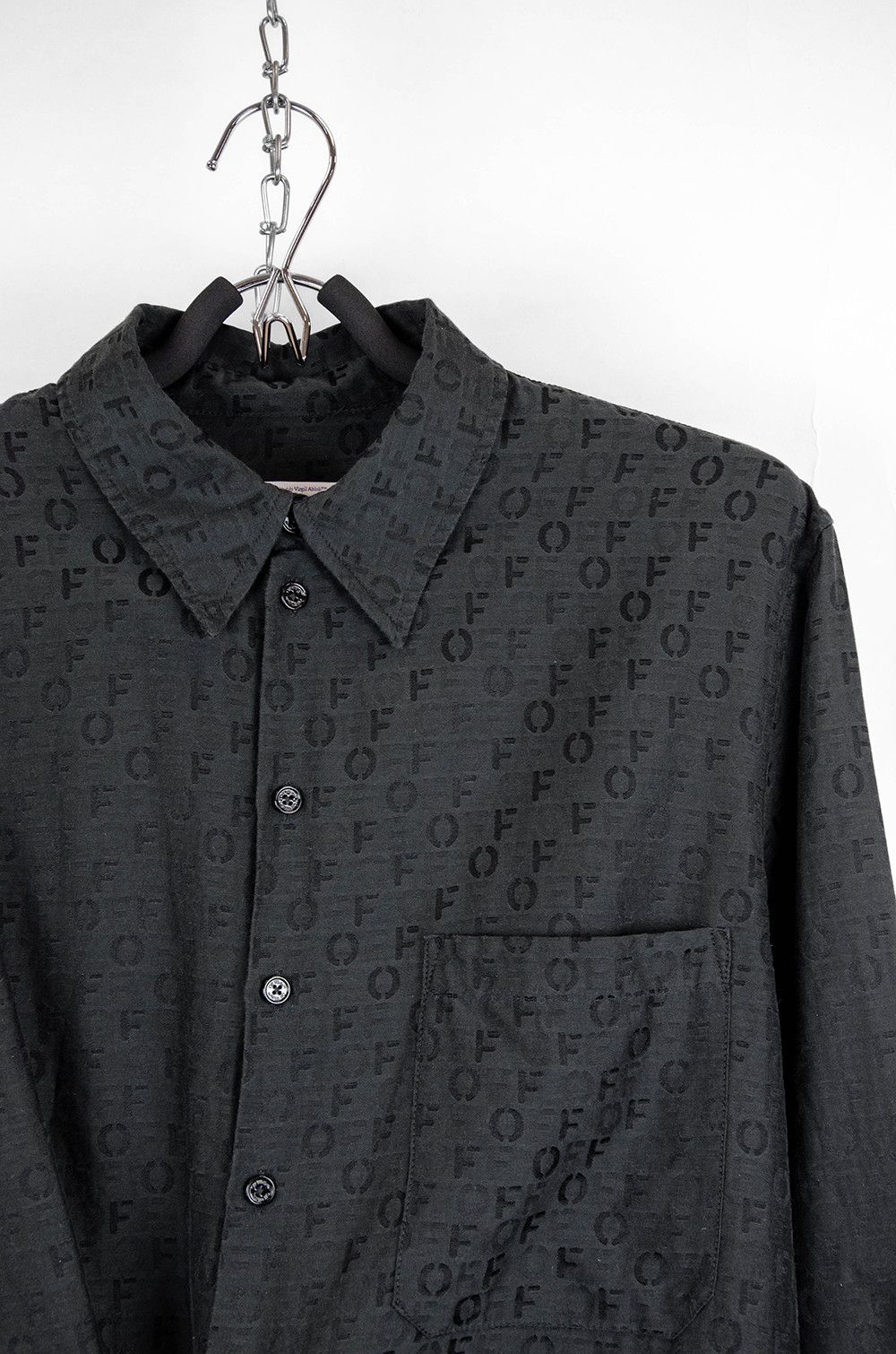 Off-White Off-White Monogram Silk Shirt Dress – Size IT42 Size M / US 6-8 / IT 42-44 - 8 Thumbnail