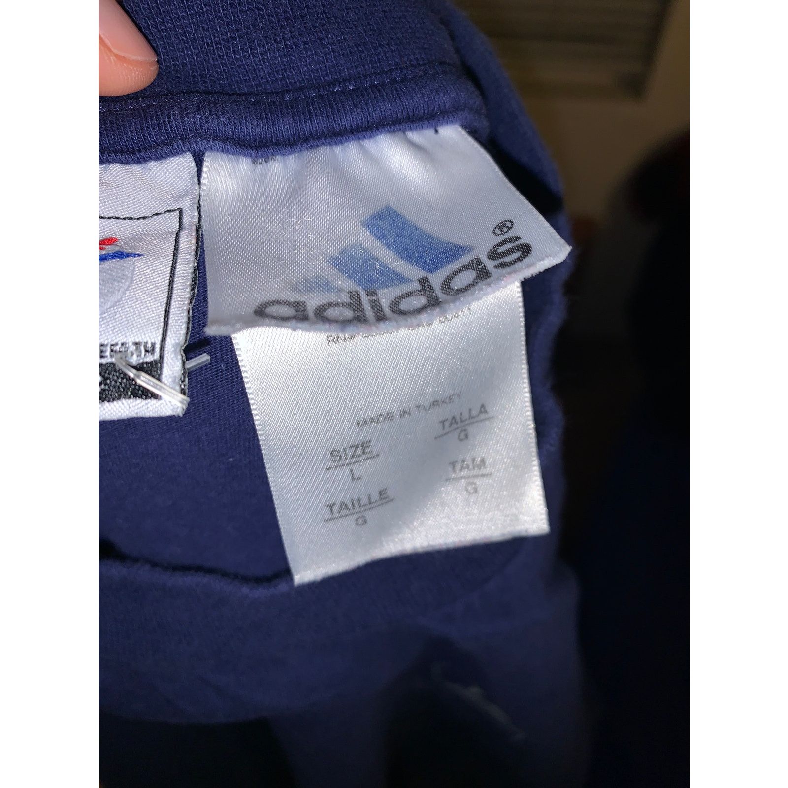 Adidas × Vintage UEFA Euro 2000 Adidas Tee Navy Blue Soccer Single Stitch L Size US L / EU 52-54 / 3 - 10 Thumbnail