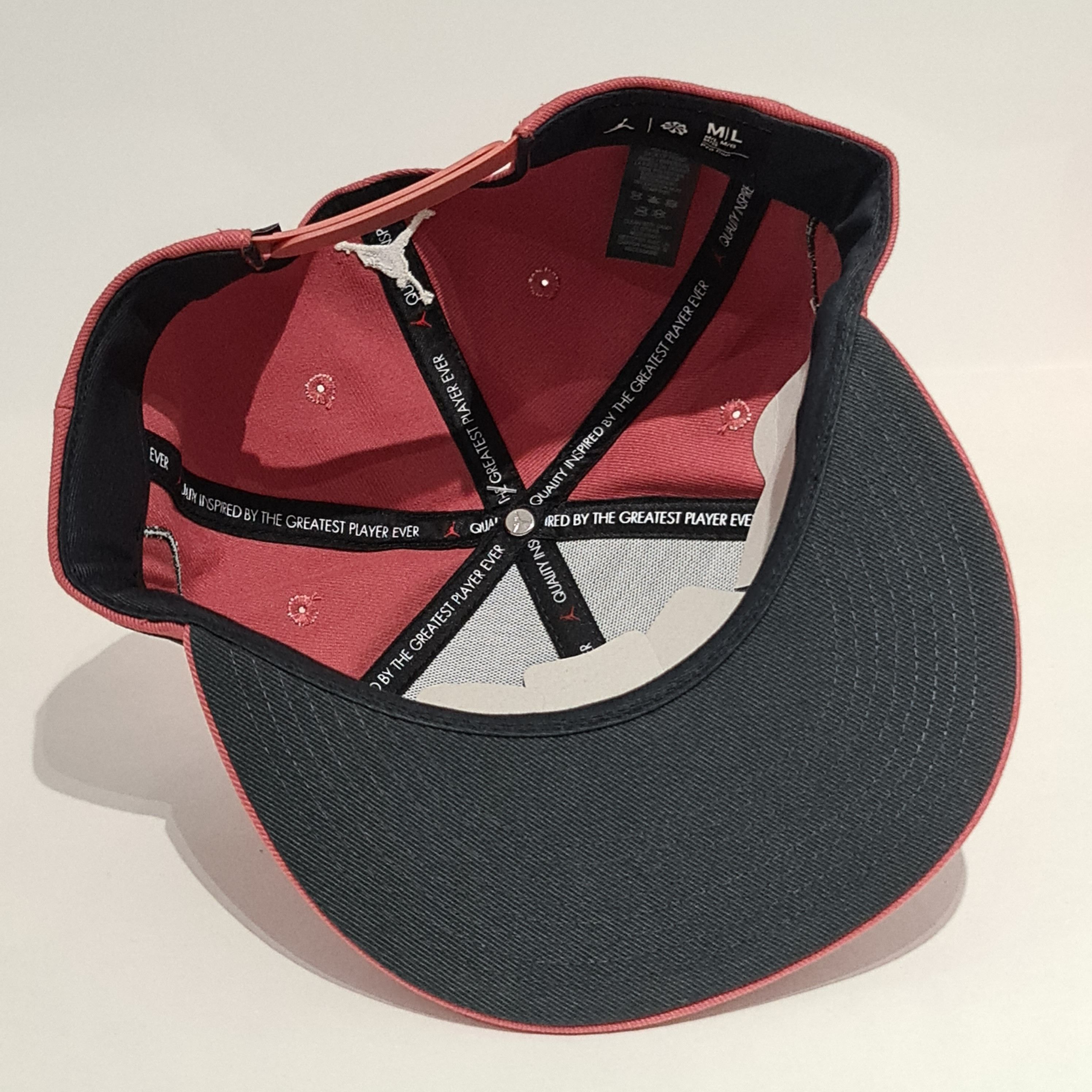 Jordan Brand Jordan Cap Snapback 'Flight MVP Champs Rings' Blush Red Size ONE SIZE - 7 Thumbnail