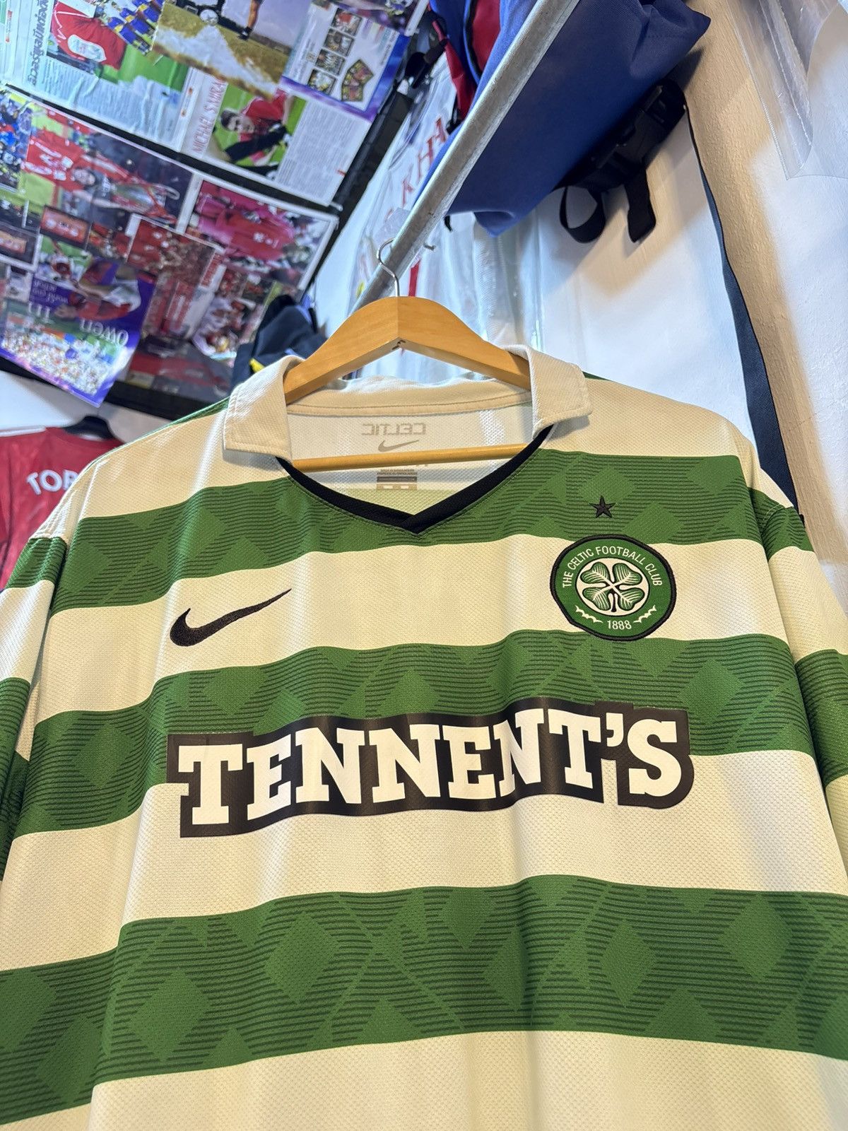 Nike 2010-2012 Celtic Home Kit Size US XXL / EU 58 / 5 - 2 Thumbnail