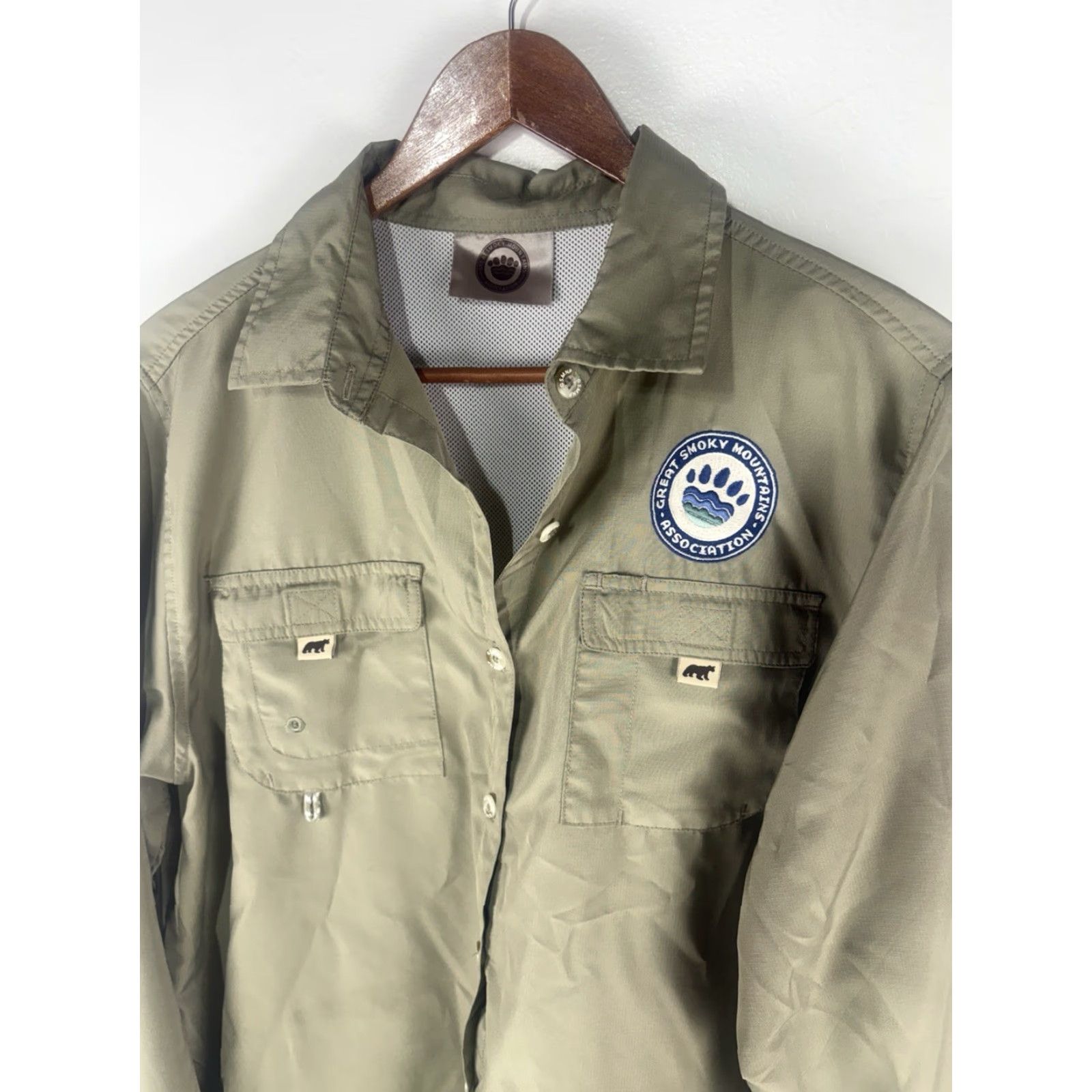 Greats Great Smoky Mtn Ass Beige Outdoors Fishing Button Up Men’s Size XL Vietnam Size US XL / EU 56 / 4 - 2 Thumbnail