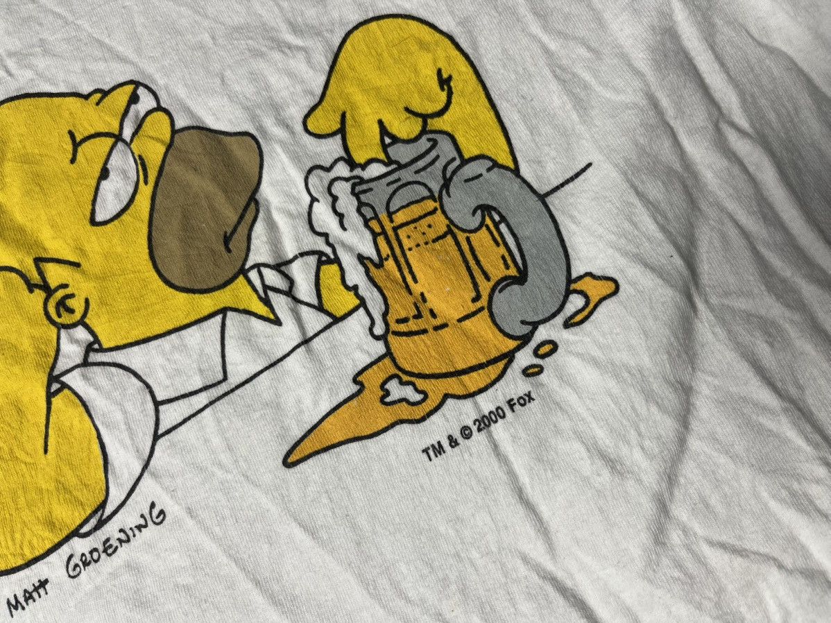 The Simpsons The Simpsons tshirt Homer Beer Matt Groening 2000 size XL Size US XL / EU 56 / 4 - 4 Thumbnail