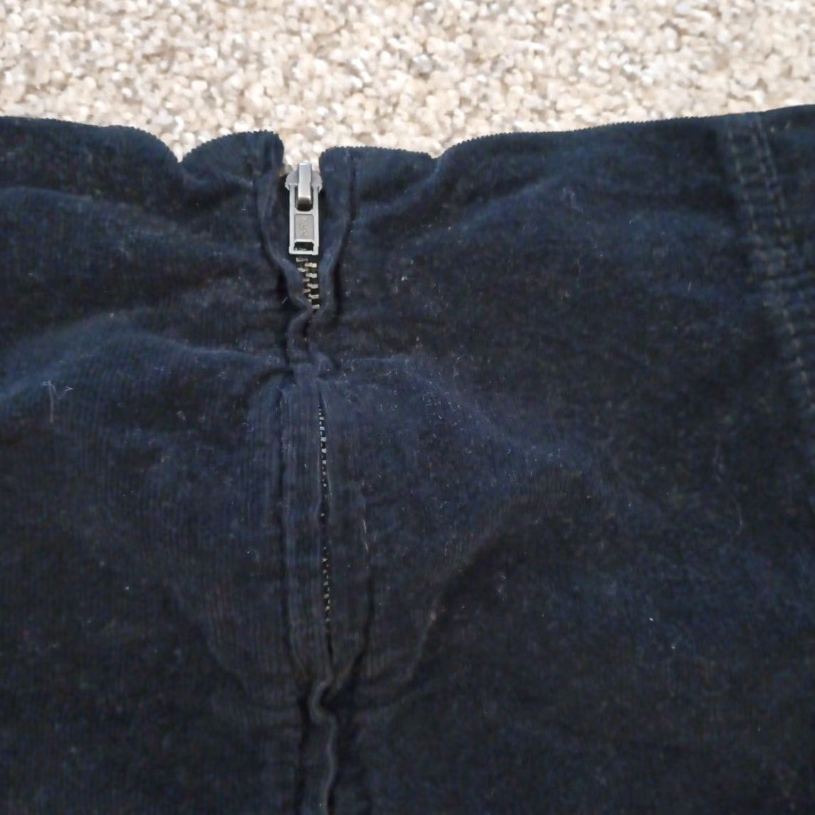 Free People Free People Skirt Women's Skirt Short Black Velvet A-Line Cotton Blend Lined 12 Regular Velvet Vintage No Size 34" / US 12 / IT 48 - 7 Thumbnail