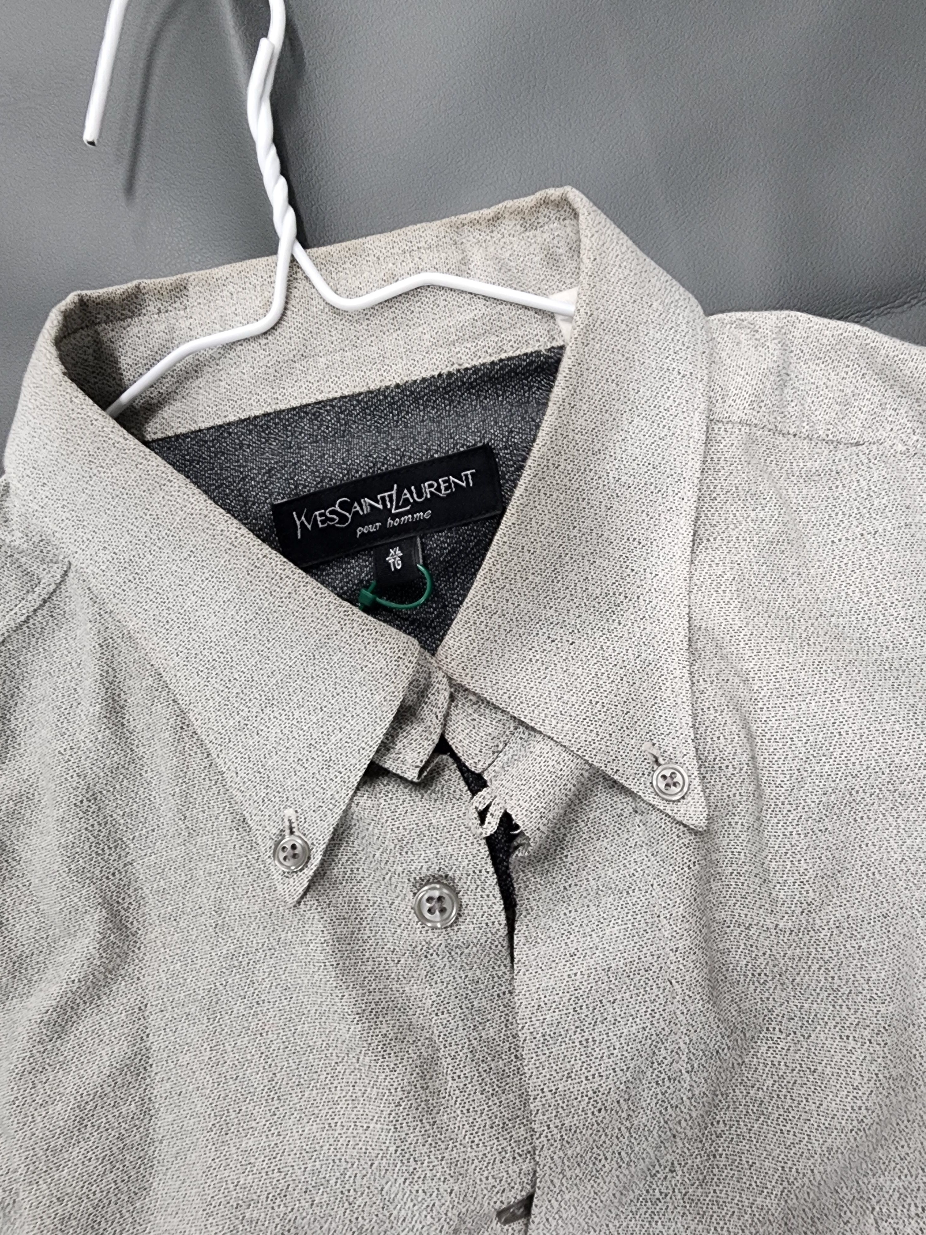 Yves Saint Laurent Vintage Yves Saint Laurent Button up Size US XL / EU 56 / 4 - 1 Thumbnail