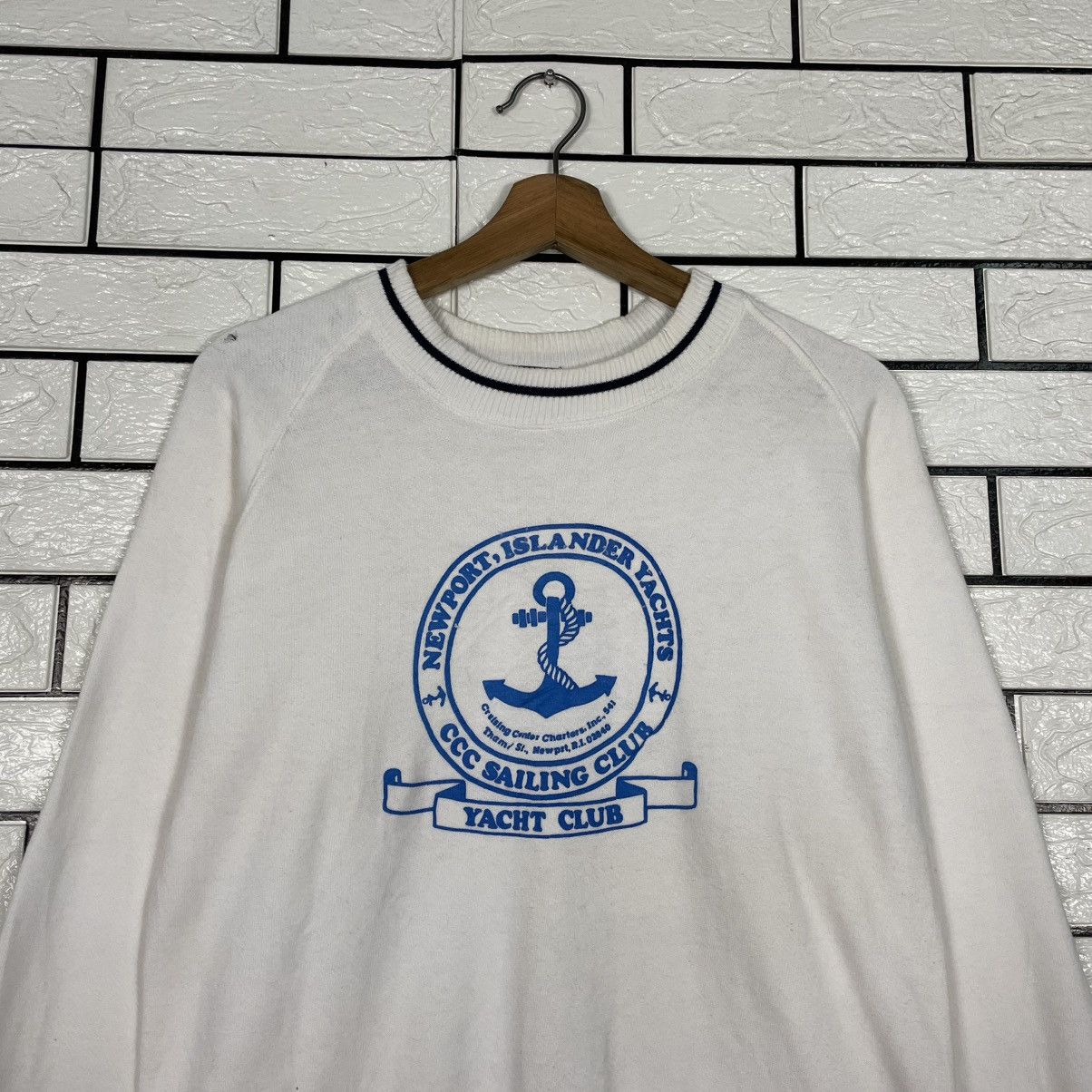 Japanese Brand Newport Yatch Club Crewneck Sweatshirt Size US S / EU 44-46 / 1 - 2 Thumbnail