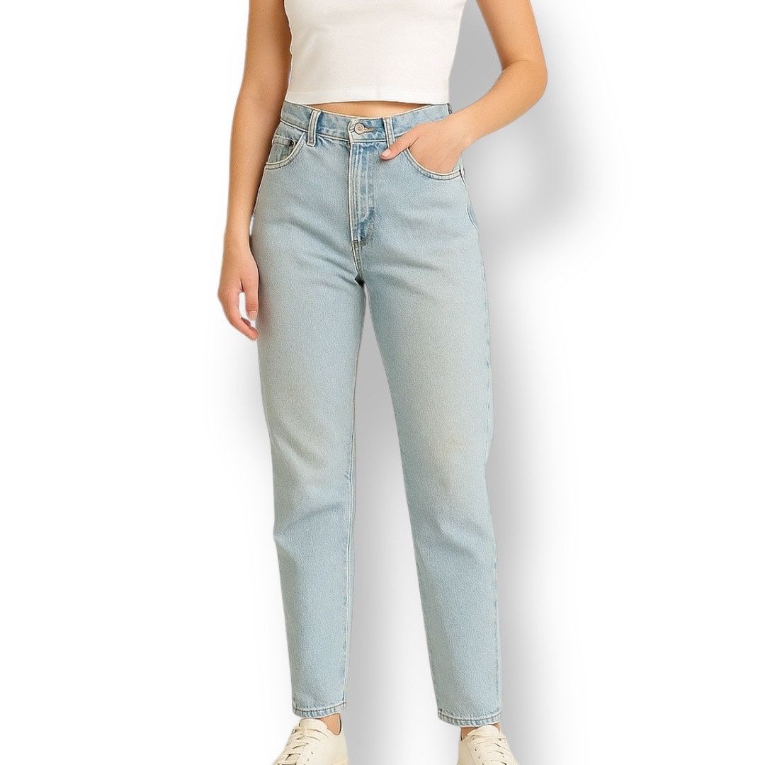 Levi's Vintage 90s Levi’s 521 Tapered Leg Jeans Light Wash 14 Short Size 31" - 1 Thumbnail