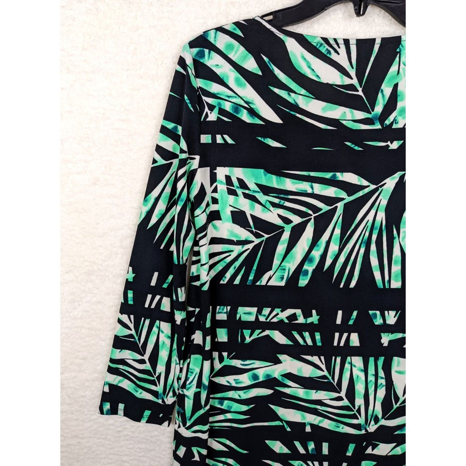 Bcbgmaxazria BCBGMAXAZRIA Dress XS Floral Print Round Neck Long Sleeve A-Line Vintage No Size XS / US 0-2 / IT 36-38 - 3 Thumbnail
