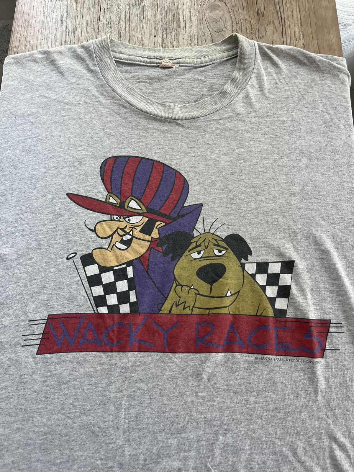 Cartoon Network × Vintage Vintage WACKY RACES 90’s Hanna-Barbera Production Tshirt Size US XL / EU 56 / 4 - 3 Thumbnail