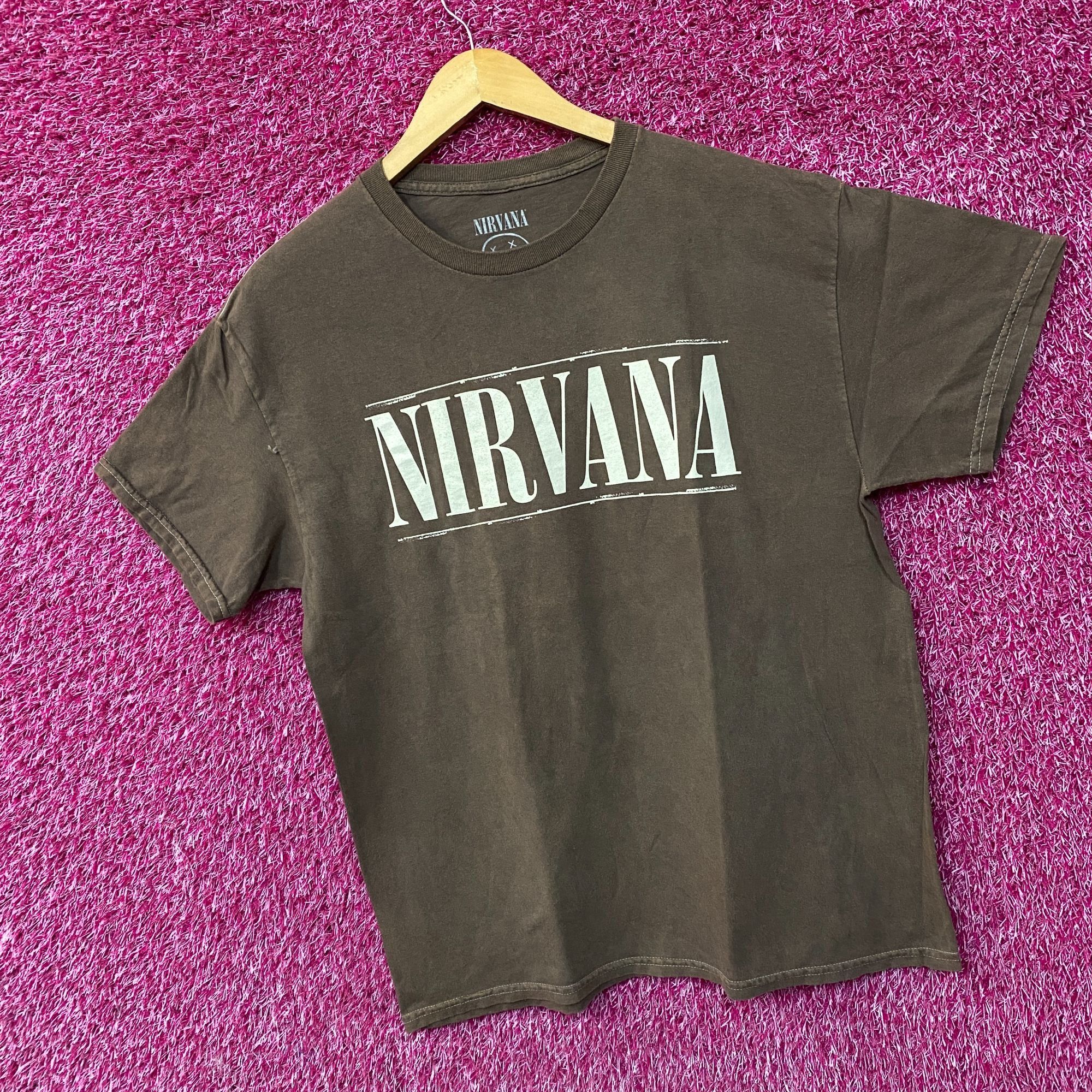 Nirvana Nirvana Nevermind Smiley Logo Grunge T-Shirt Large Size US L / EU 52-54 / 3 - 4 Thumbnail