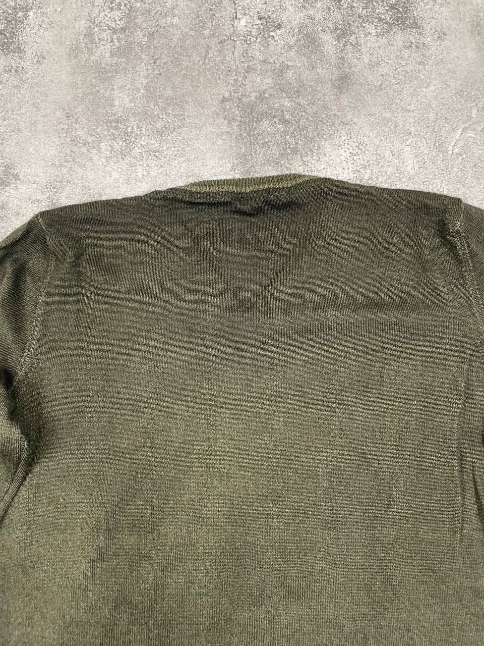 Armani Armani Jeans Vintage Men V-Neck Sweater Khaki Size M/L Size US M / EU 48-50 / 2 - 7 Thumbnail