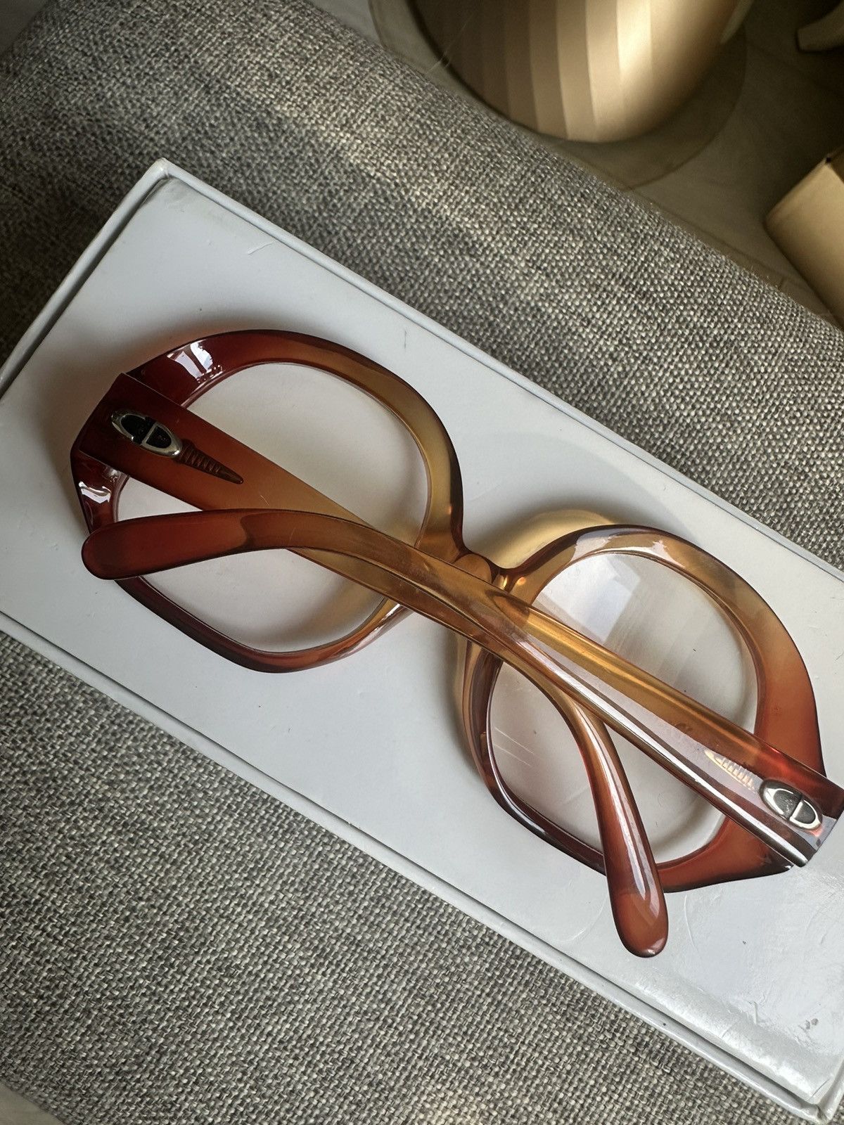 Dior × Vintage Christian Dior Vintage 2051 Sunglasses Eyeglasses Frame 70’s Size ONE SIZE - 2 Thumbnail