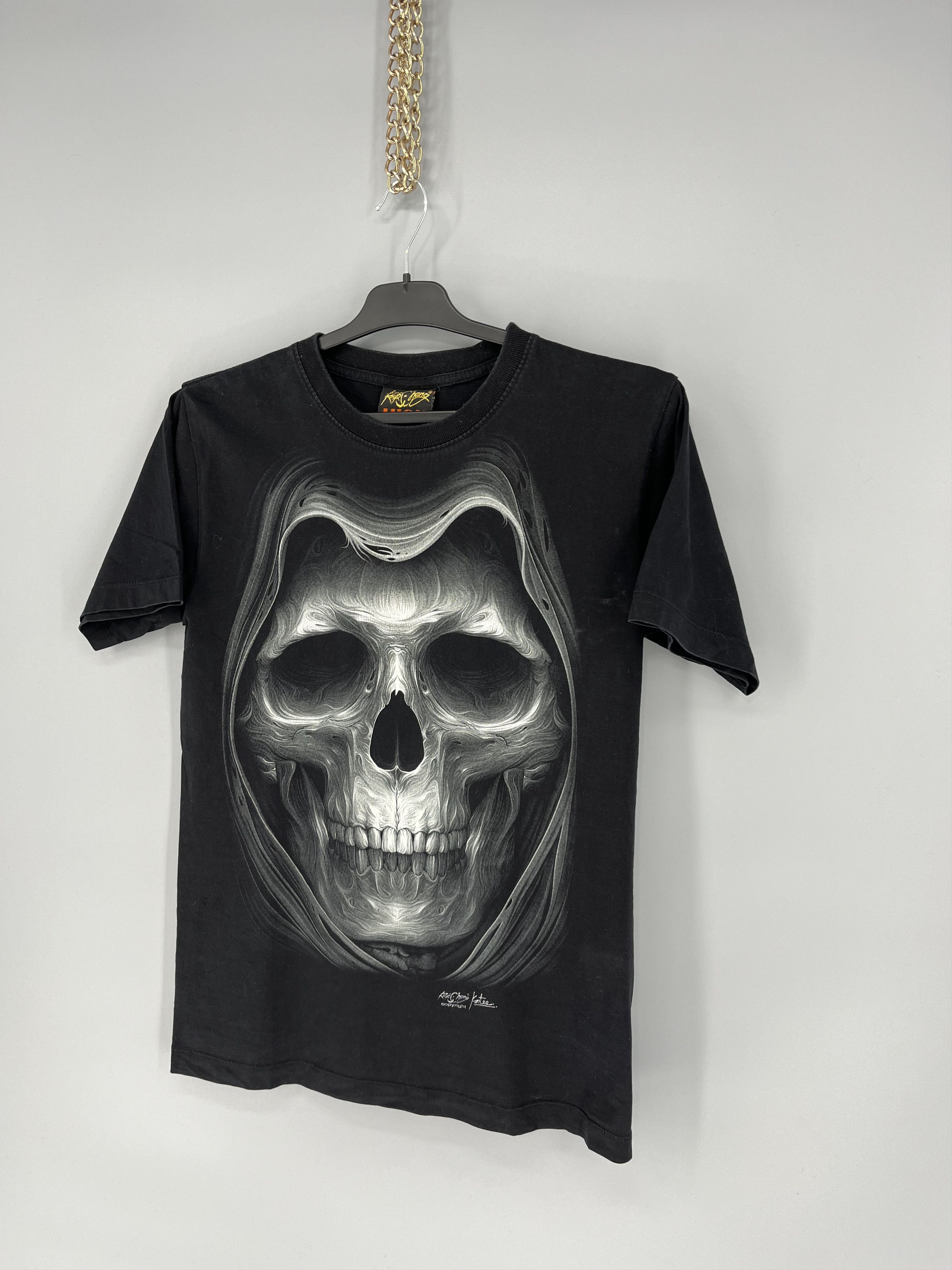 Band Tees Skulls Vintage Y2K Rock Metal Size XL Black Reverse Logo Size US S / EU 44-46 / 1 - 3 Thumbnail