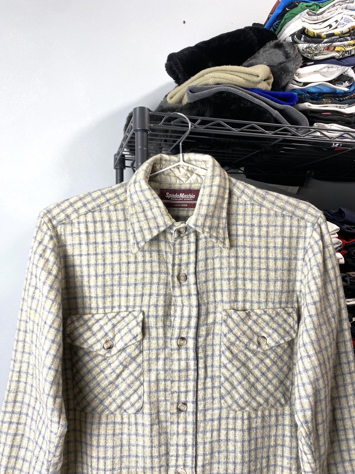 Vintage Rare! Vintage Spade Mashie Flannel Shirt Japan Brand Size M / US 6-8 / IT 42-44 - 2 Thumbnail