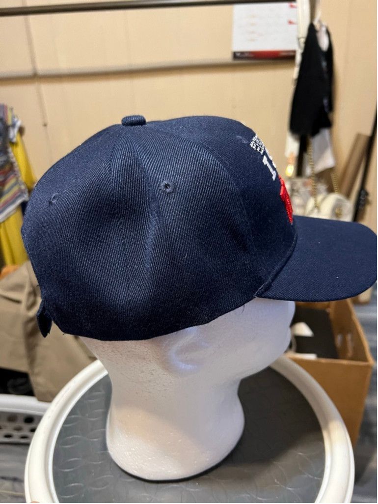 The Unbranded Brand Men's Unbranded Blue 'I Stand With Trump' Baseball Hat Size ONE SIZE - 4 Thumbnail