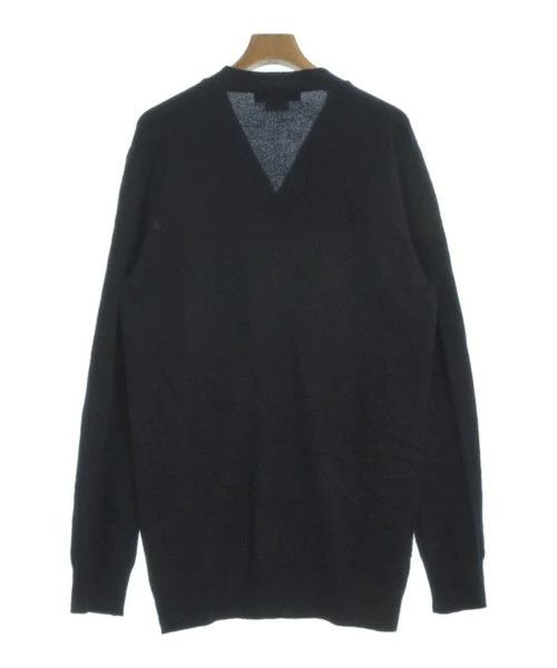 Comme des Garcons Homme Deux Sweater Cardigan Plain V-plain Button Up Wool Navy Blue Size US L / EU 52-54 / 3 - 2 Thumbnail