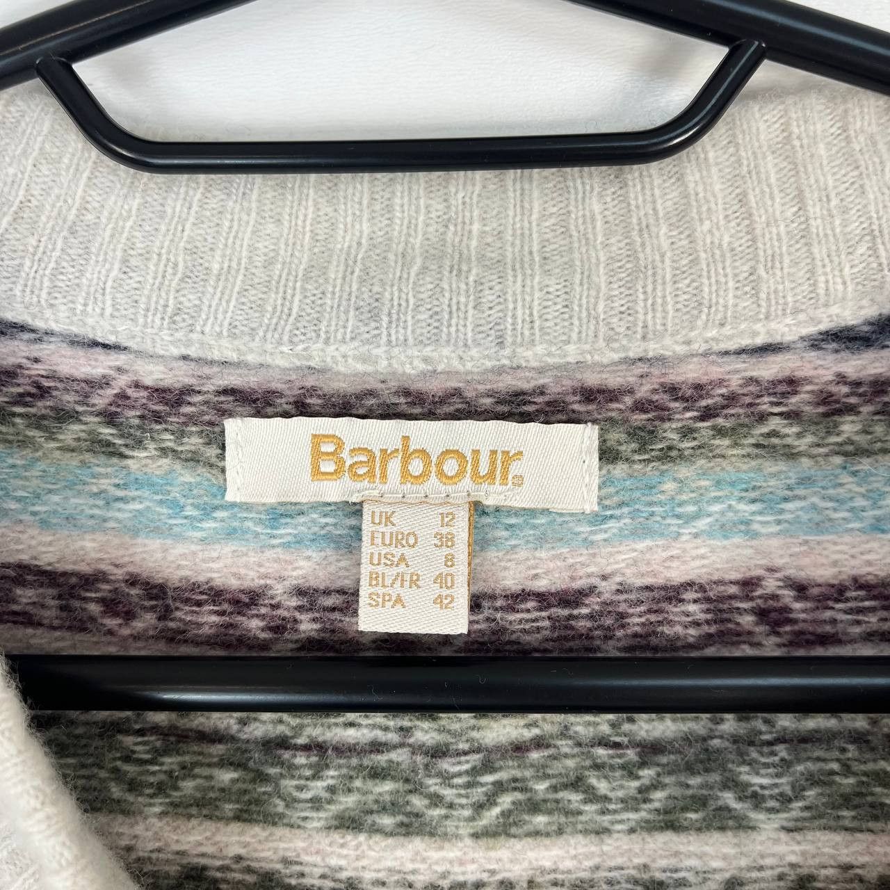 Barbour Barbour Peak Fair Isle Wool Knit Cardigan Button Size Uk 12 Size M / US 6-8 / IT 42-44 - 4 Thumbnail