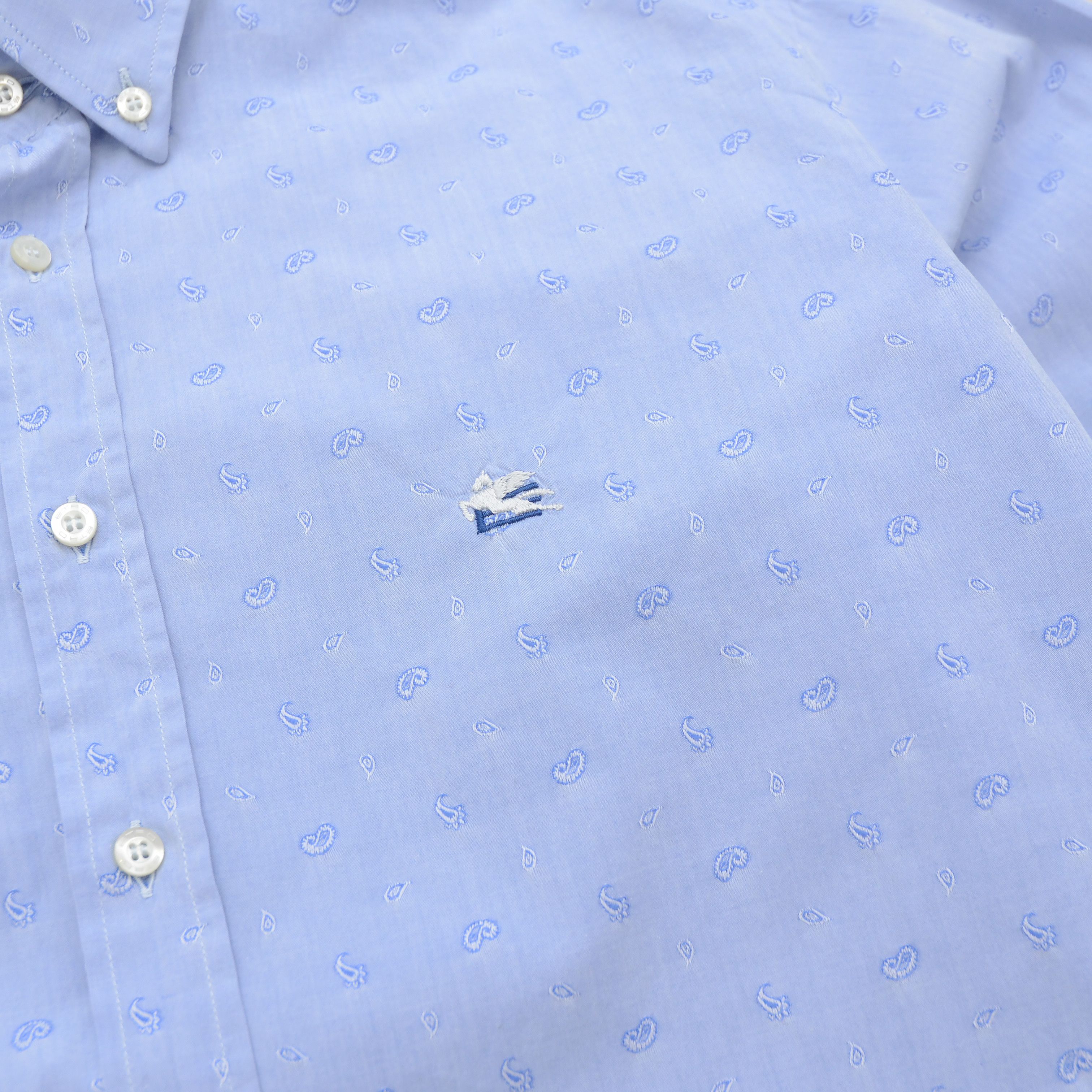 Eton Rare ETON Paisley All Over Printed Long Sleeve Button Shirt Size US M / EU 48-50 / 2 - 4 Thumbnail