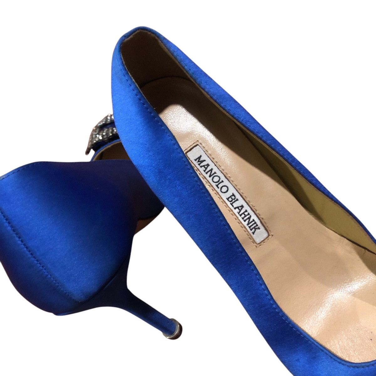 Manolo Blahnik Manolo Blahnik Hangisi 90 Size US 7 / IT 37 - 6 Thumbnail