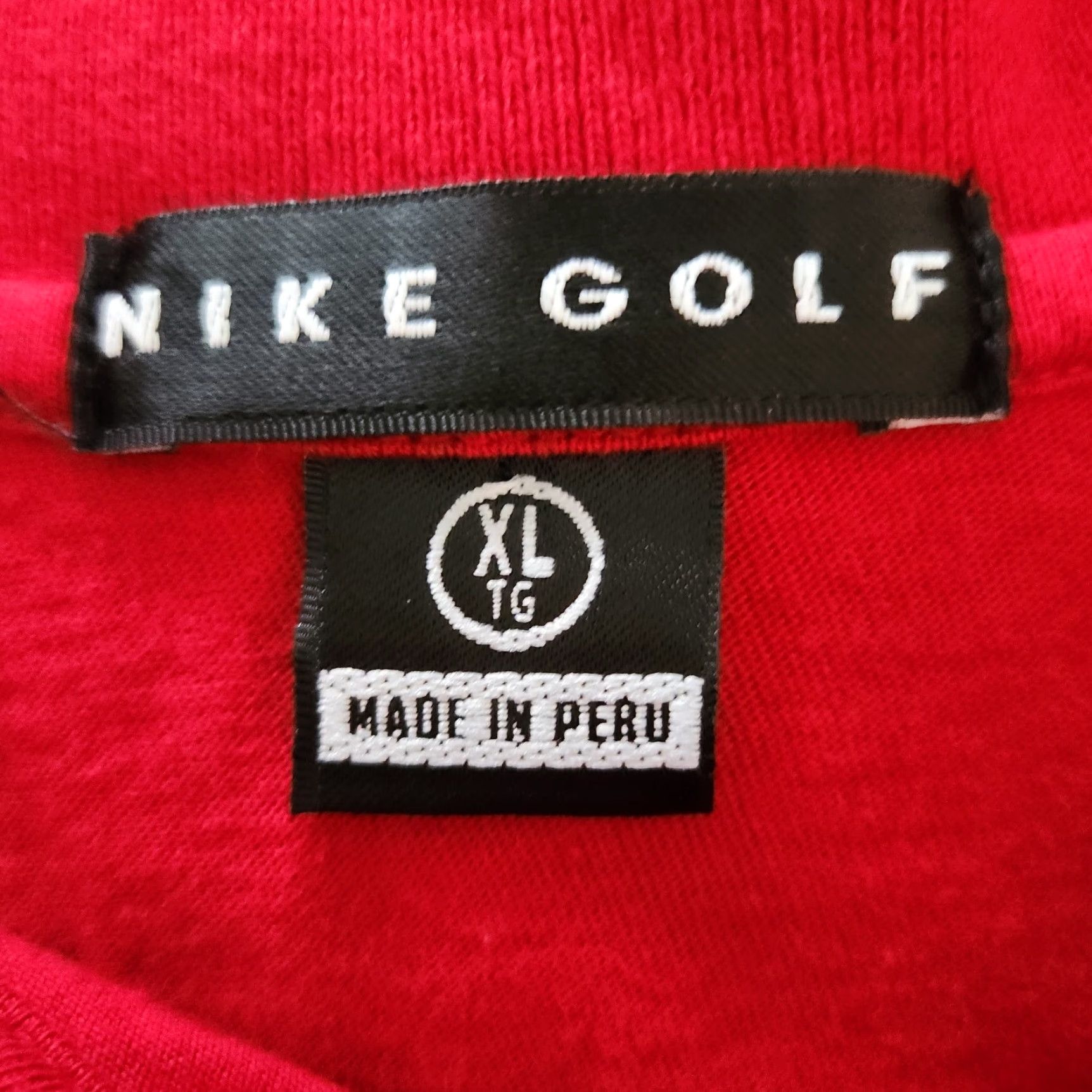 Nike Nike Polo Shirt Men XL Red Golf Vintage 90s Polo Shirt Nike Logo Classic Sports Short Sleeve Collared Pullover Polyester Blend Regular Fit Shrug? Size US XL / EU 56 / 4 - 8 Thumbnail
