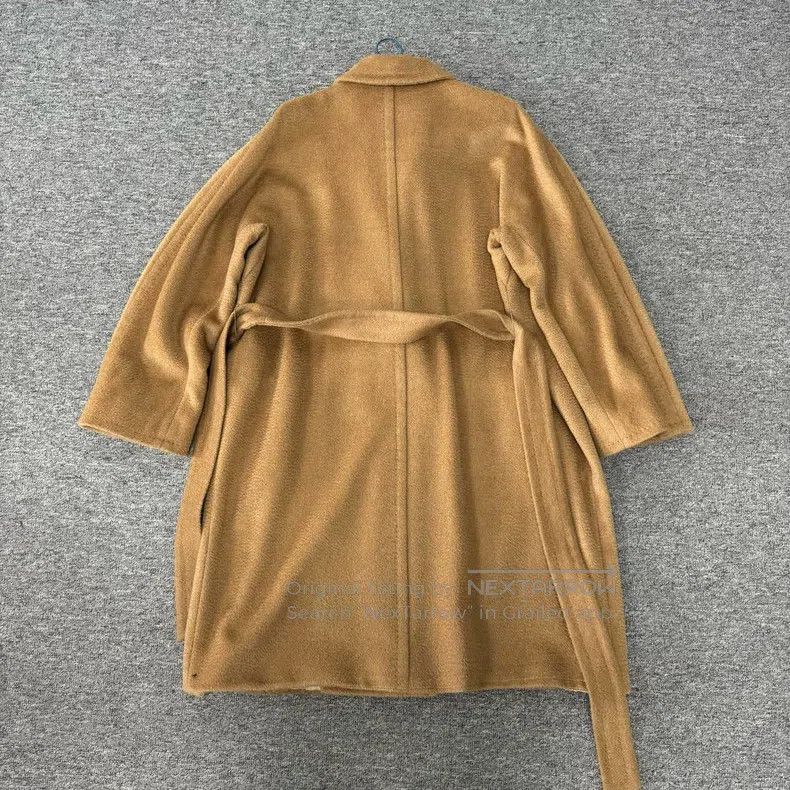 Max Mara Max Mara Camel Hair Khaki Overcoat Size M / US 6-8 / IT 42-44 - 2 Thumbnail