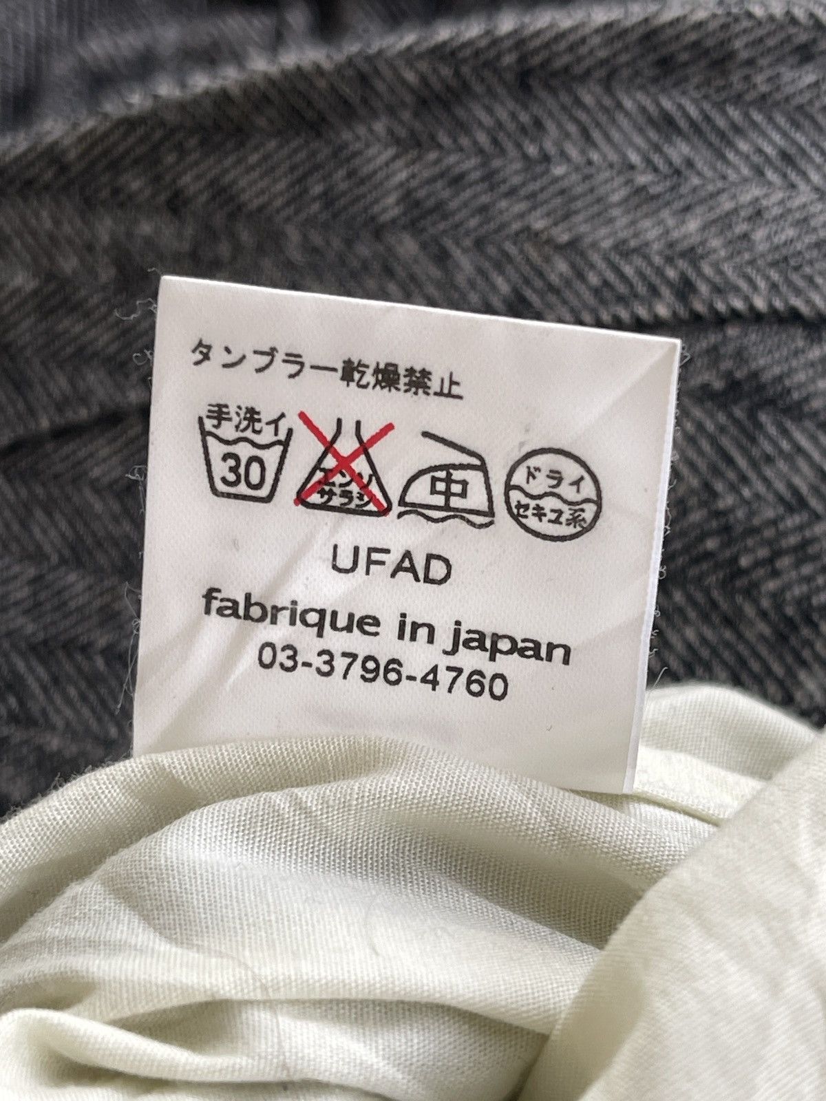Japanese Brand Hive Undercover Herringbone Tweed Grey Coat Size US M / EU 48-50 / 2 - 8 Thumbnail