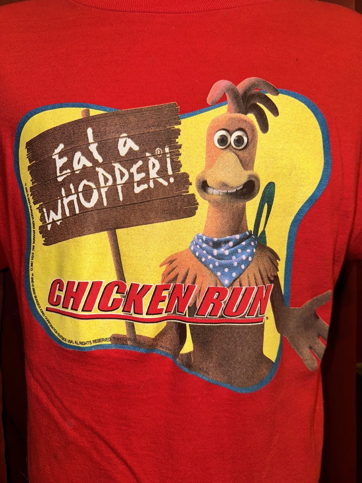 Other Vintage Chicken Run Tshirt Y2K Cartoon Movie Tee Grail Size US L / EU 52-54 / 3 - 3 Thumbnail