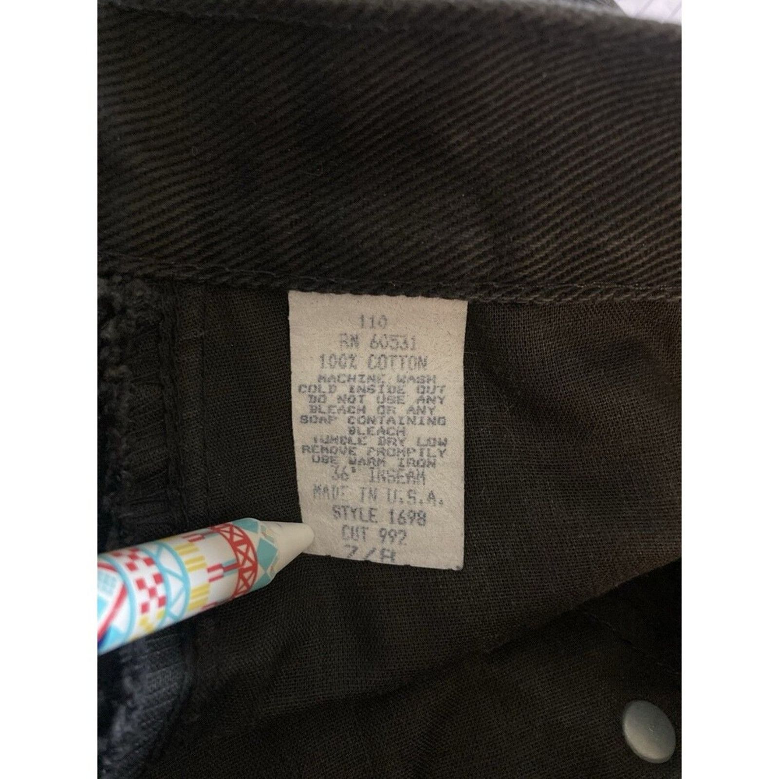 Other VTG RoughRider Circle T Jeans 7/8 32 High Rise Western Size 27" / US 4 / IT 40 - 10 Thumbnail