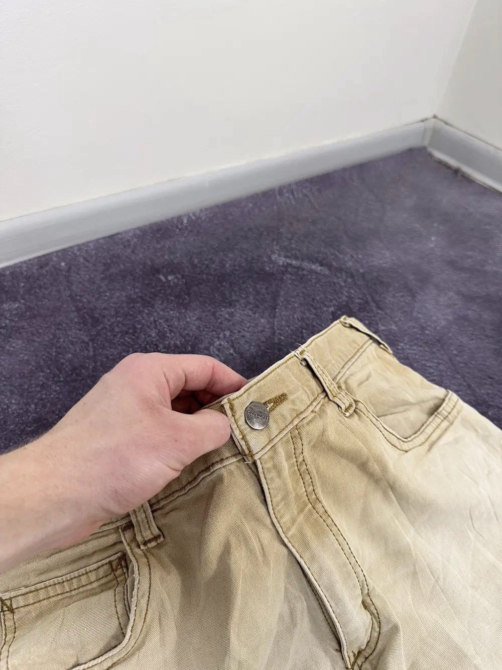 Carhartt Vintage Carhartt Opium Faded Relaxed Fit USA Hype Work Pants Size US 34 / EU 50 - 17 Thumbnail