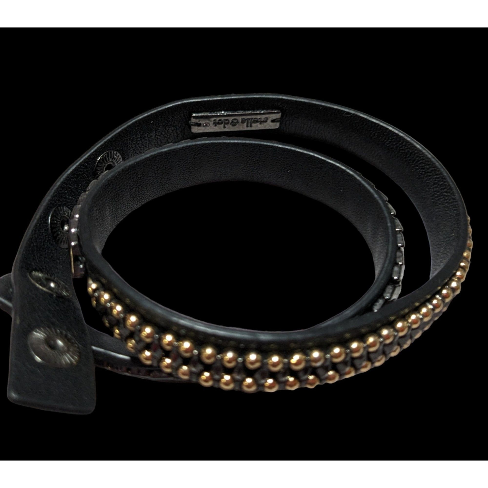 Other Stella & Dot Black Gilded Path Wrap Bracelet Size ONE SIZE - 3 Thumbnail