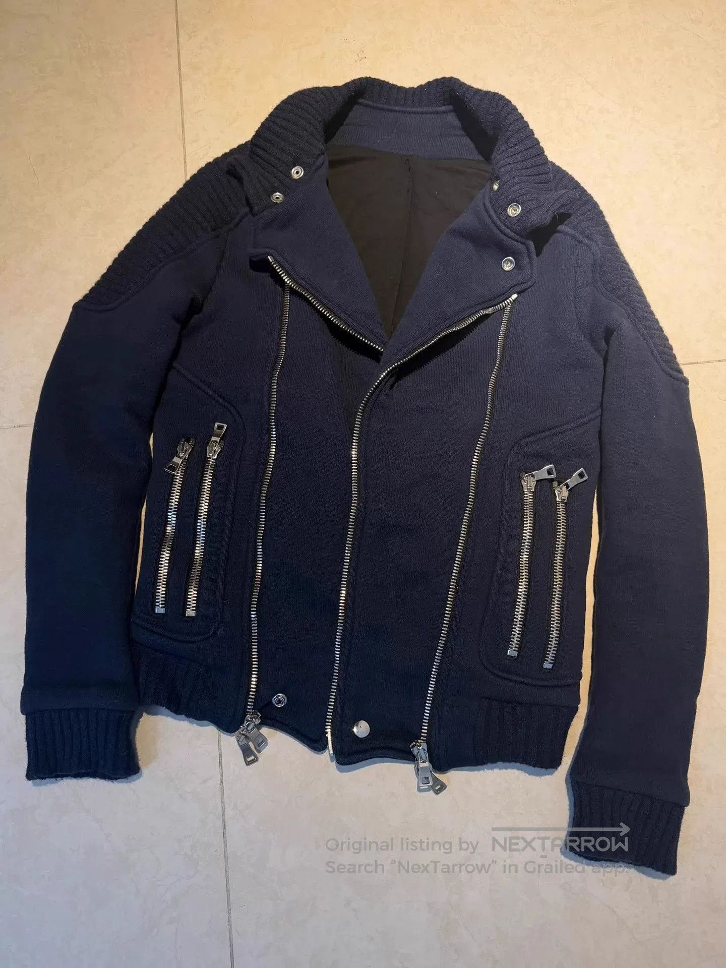 Balmain Black Zip. Size US XS / EU 42 / 0 - 3 Thumbnail