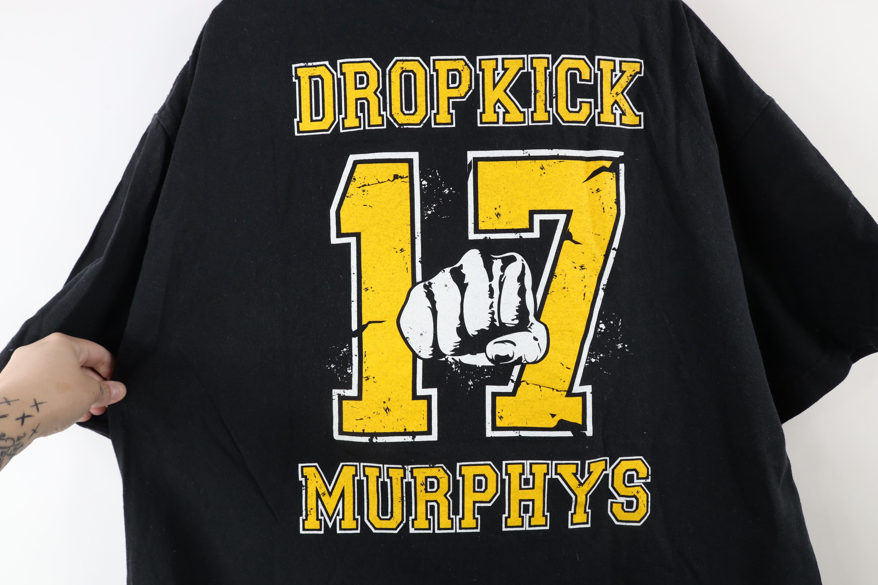Vintage Vintage Y2K 2003 & Gold Go Dropkick Murphys Band T-Shirt USA Size US XL / EU 56 / 4 - 8 Thumbnail