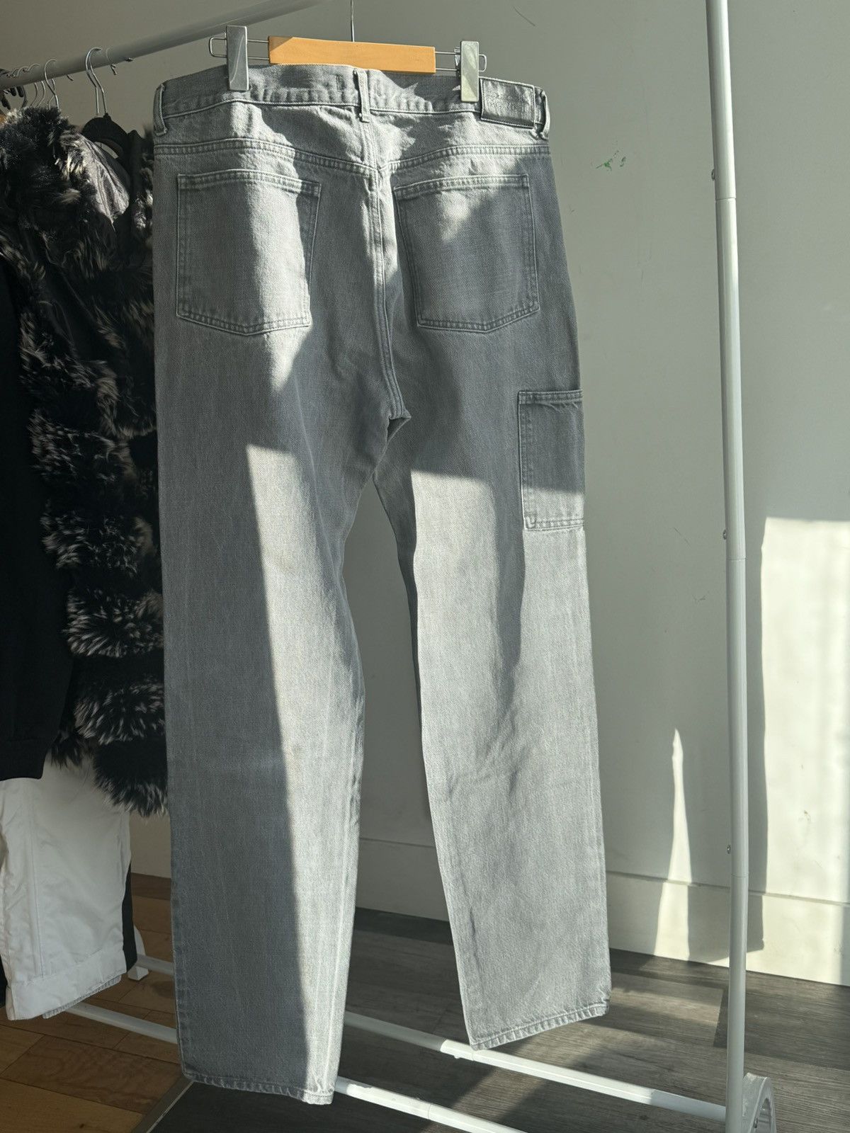 Other Vintage McNeal Grey Carpenter Jeans - Workwear W38 L36 Size US 36 / EU 52 - 6 Thumbnail