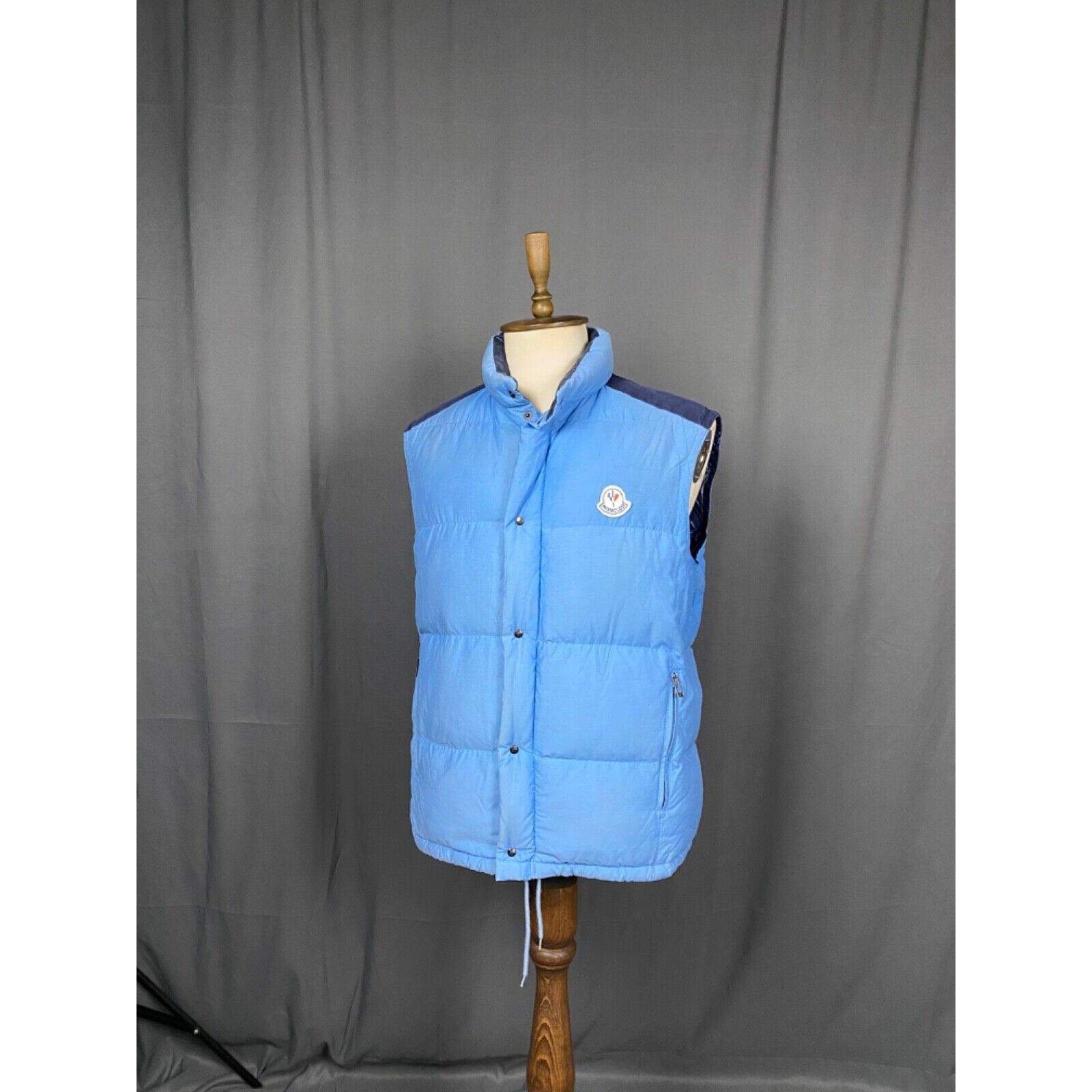 Moncler RARE! Moncler Monckler Grenoble VTG Blue Down Insulated Puf Size US L / EU 52-54 / 3 - 11 Thumbnail