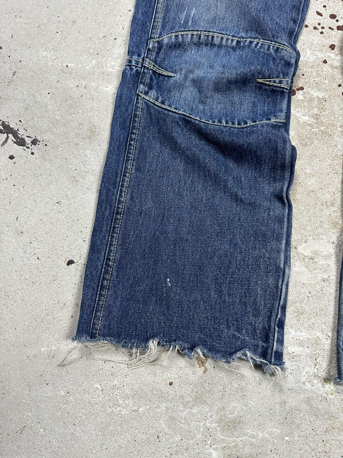 G-Star × Vintage Vintage Y2K G Star Raw 96 Double Knee Distressed Denim Pants Size US 30 / EU 46 - 4 Thumbnail