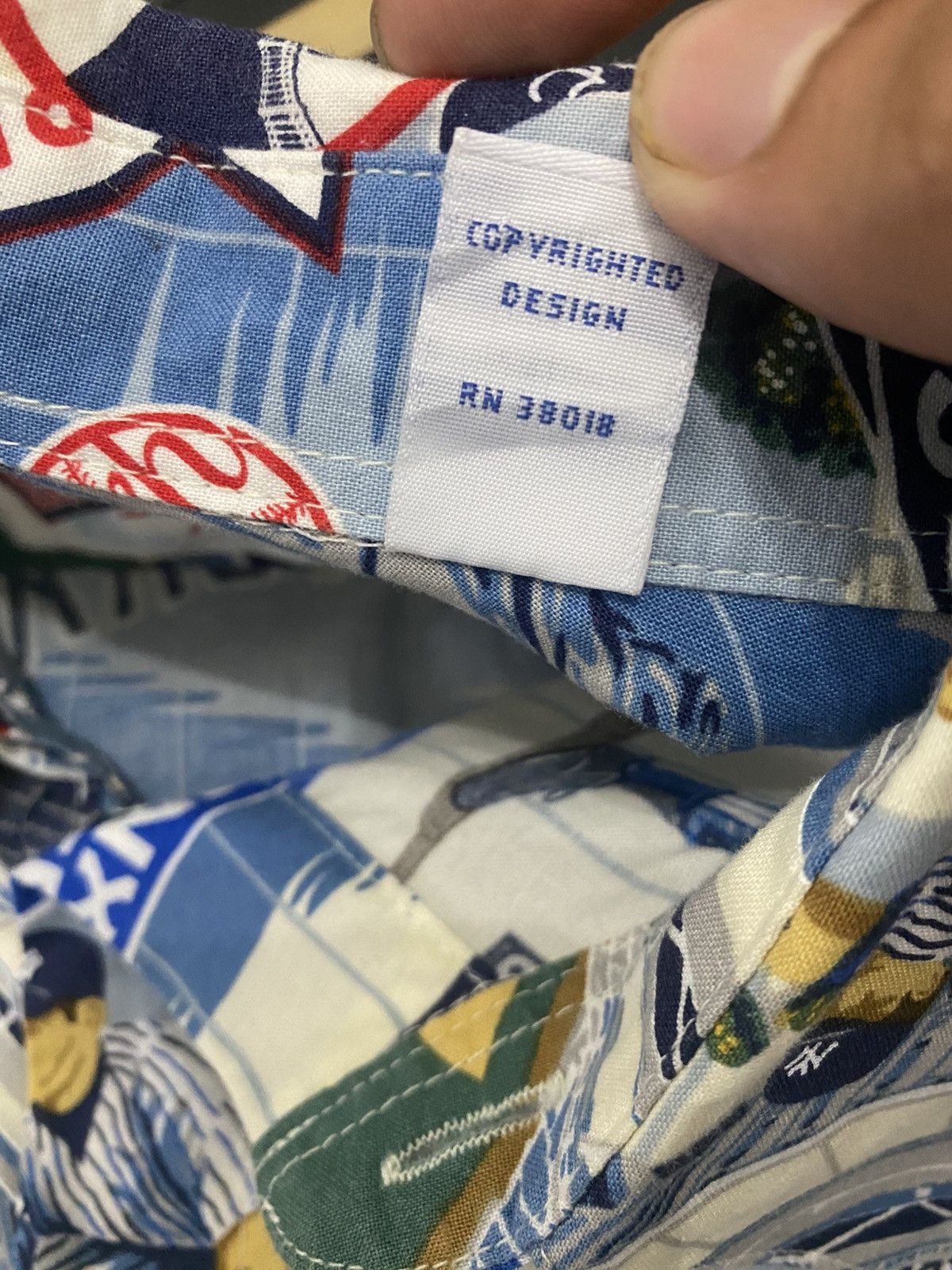 MLB × New York Yankees Rare Vtg New York Yankees Aloha Full Print Cotton Shirt Size US S / EU 44-46 / 1 - 12 Thumbnail