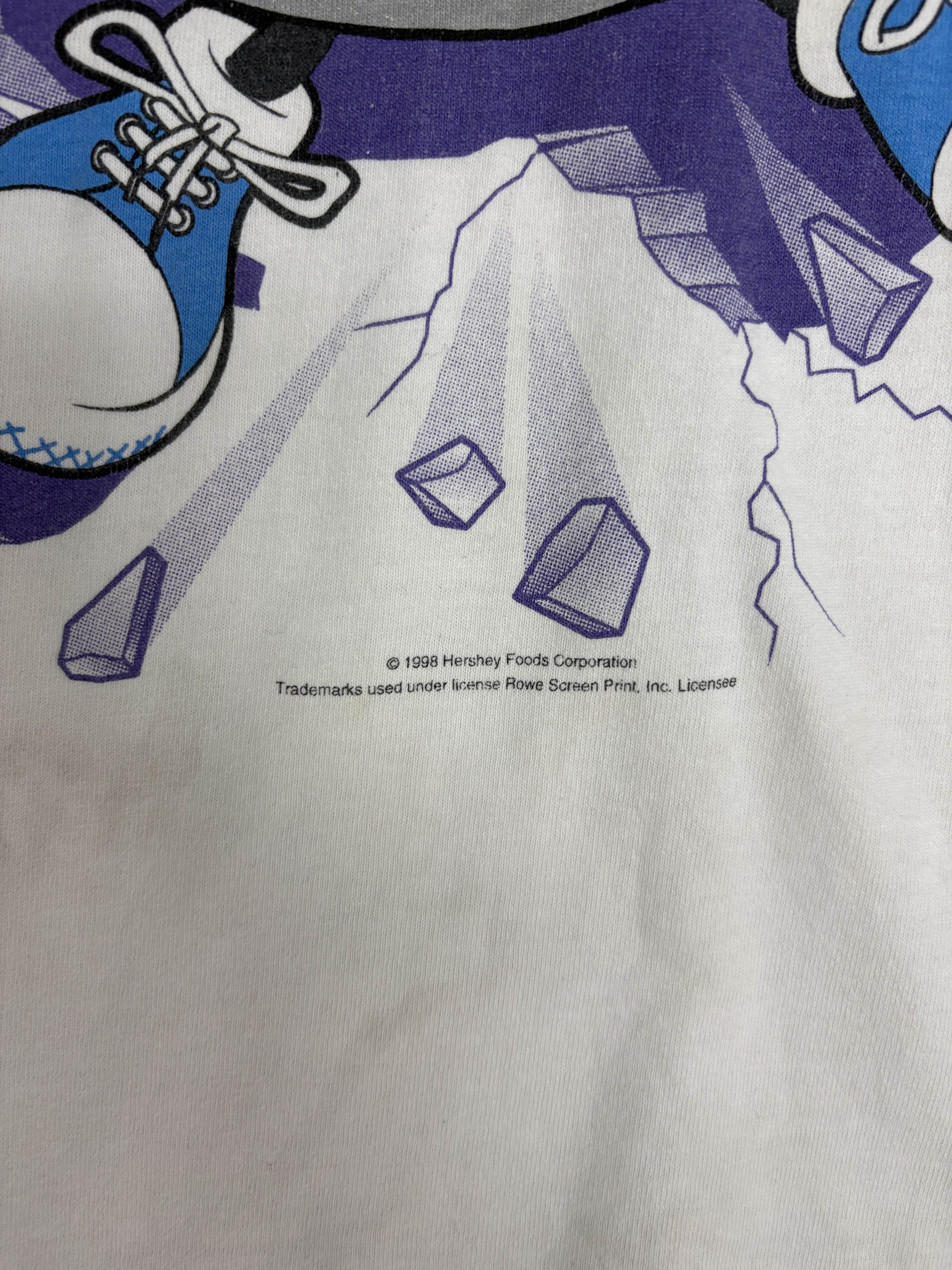 Vintage Hershey's Kisses Breakthrough Vintage White T-Shirt Tee Size US S / EU 44-46 / 1 - 3 Thumbnail